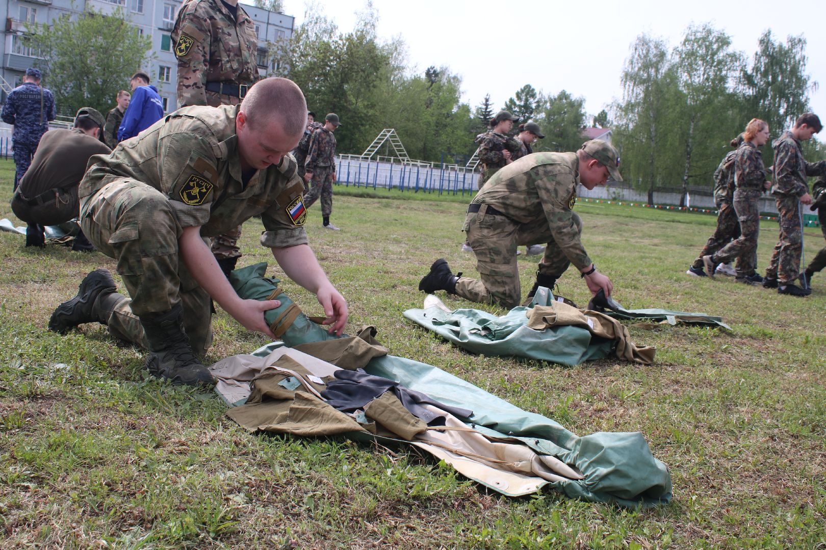 полигон, игра, тропа разведчика, автомат, препятствия, юнармия,