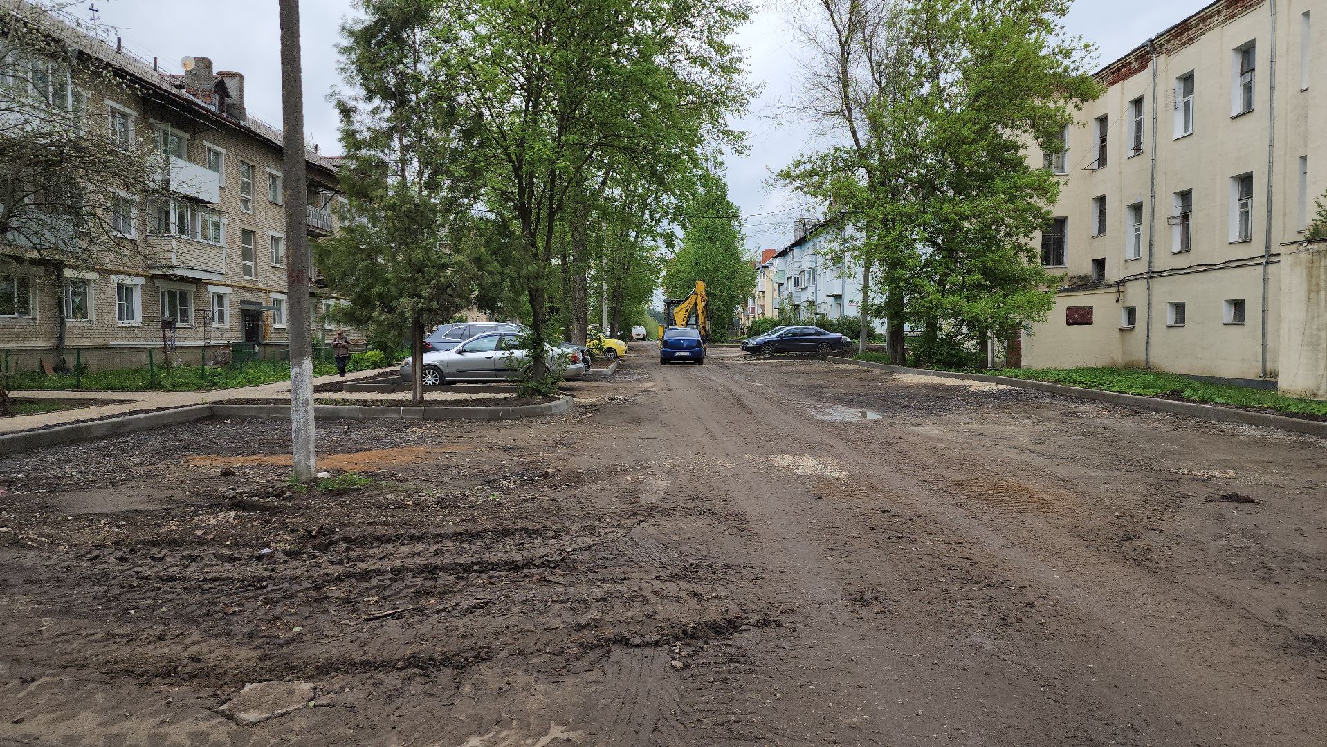 фряново, благоустройство двора, щёлково,