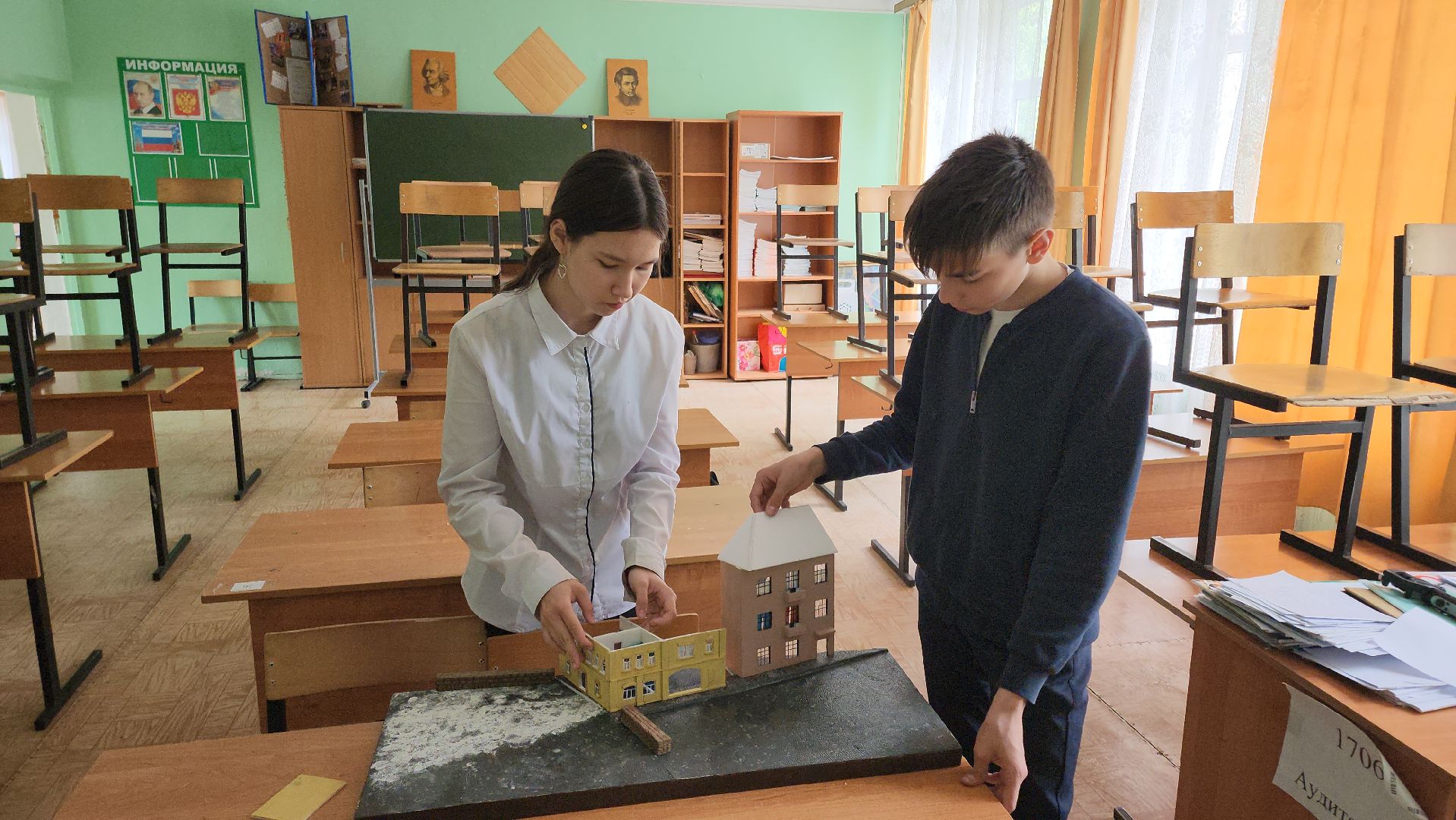 кашира, школа, диорама, битва за москву, история, моделизм,