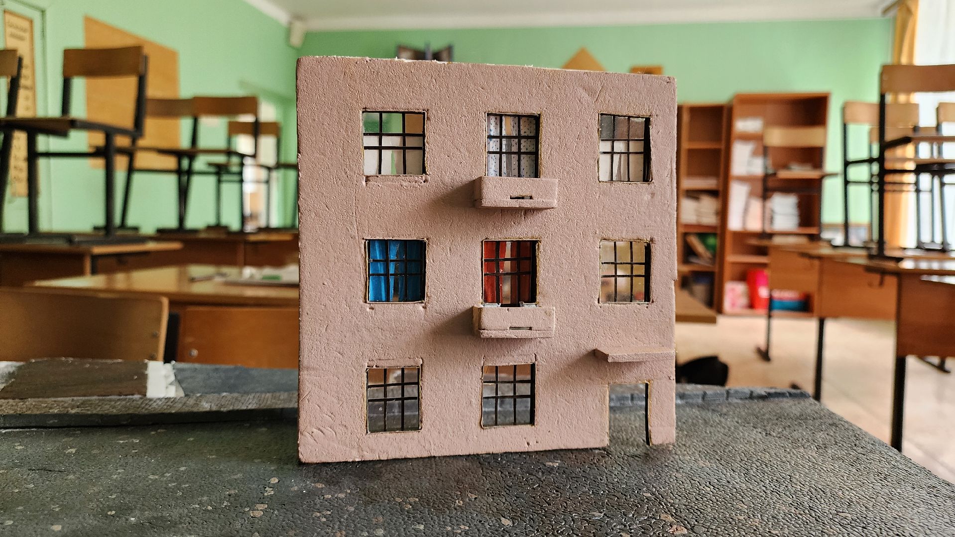 кашира, школа, диорама, битва за москву, история, моделизм,