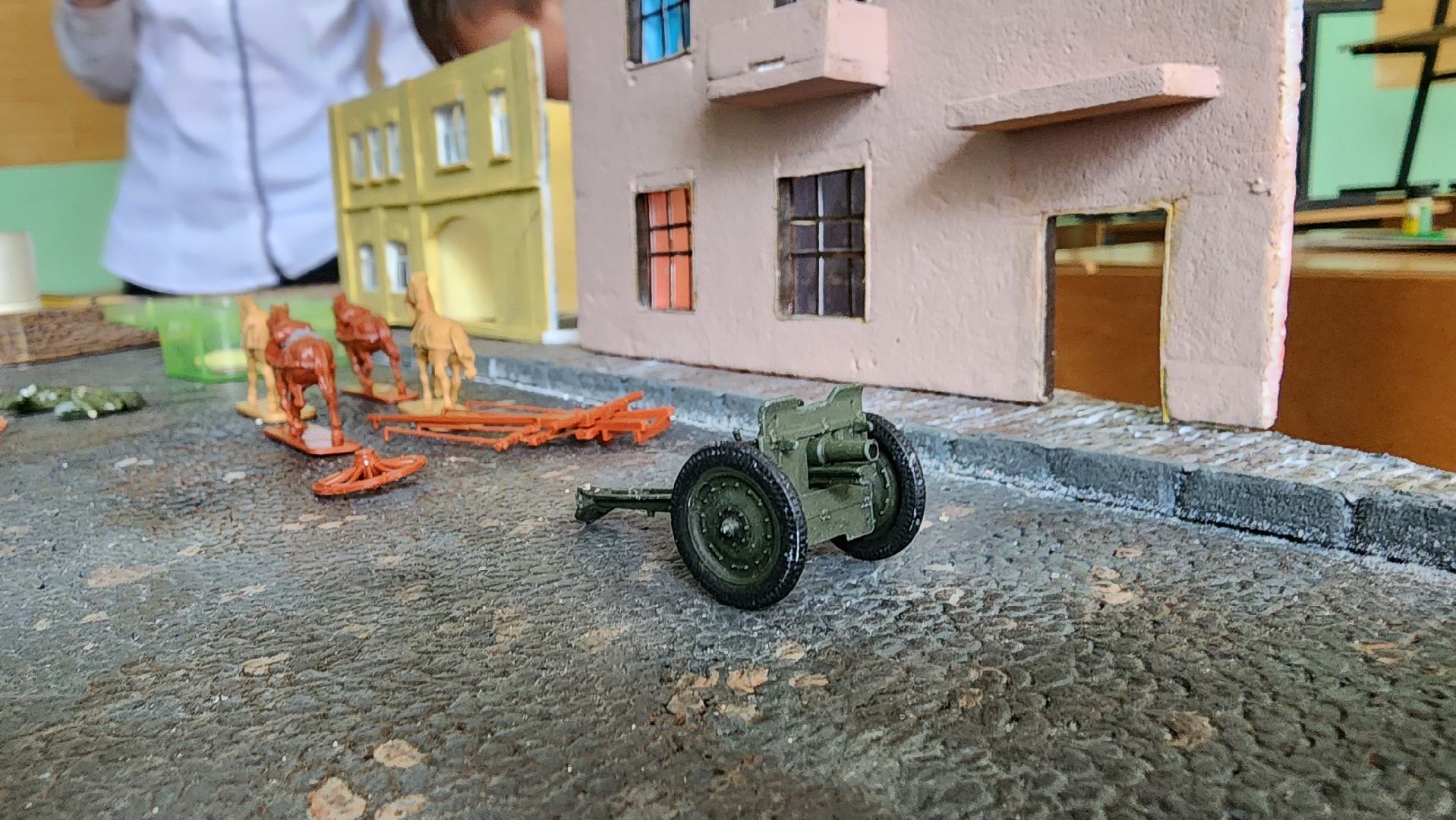 кашира, школа, диорама, битва за москву, история, моделизм,