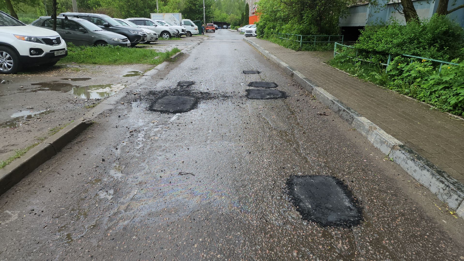 ивантеевка, коммунальная служба, ямочный ремонт, асфальтовое покрытие, спецтехника, ремонт дорог,