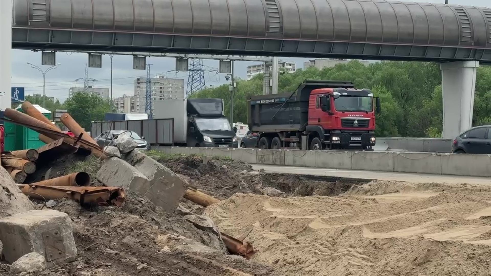 реутов, мкад, реконструкция, расширение дороги, пробки, круговое движение,