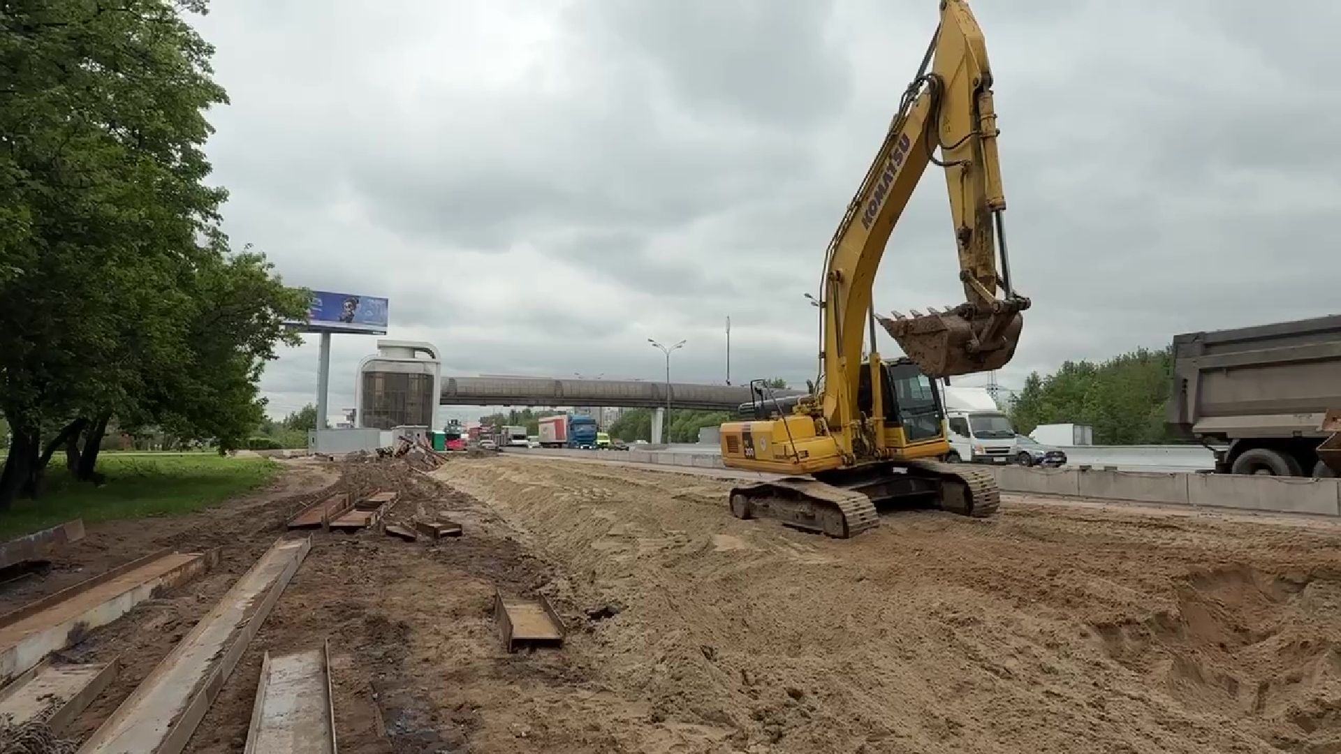 реутов, мкад, реконструкция, расширение дороги, пробки, круговое движение,