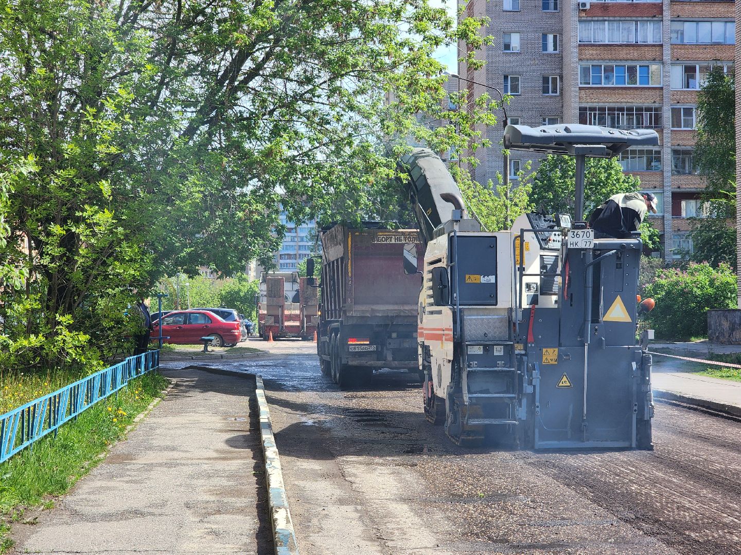 дубна, ремонт дорог, дорожные работы,