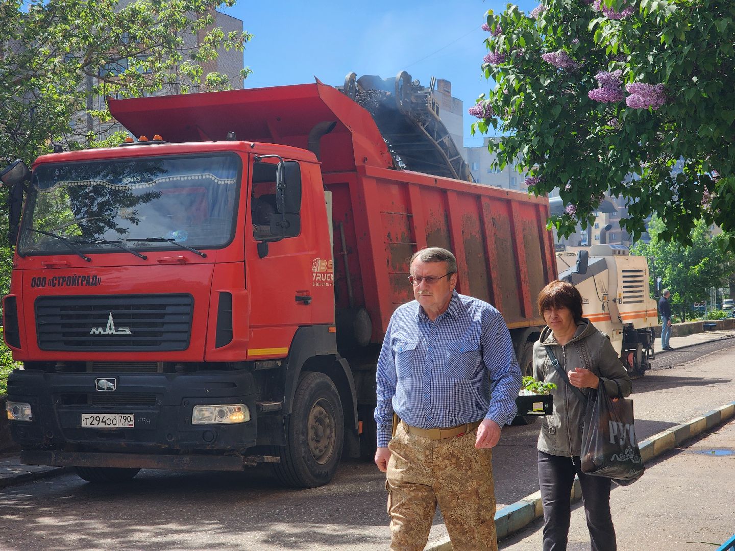 дубна, ремонт дорог, дорожные работы,