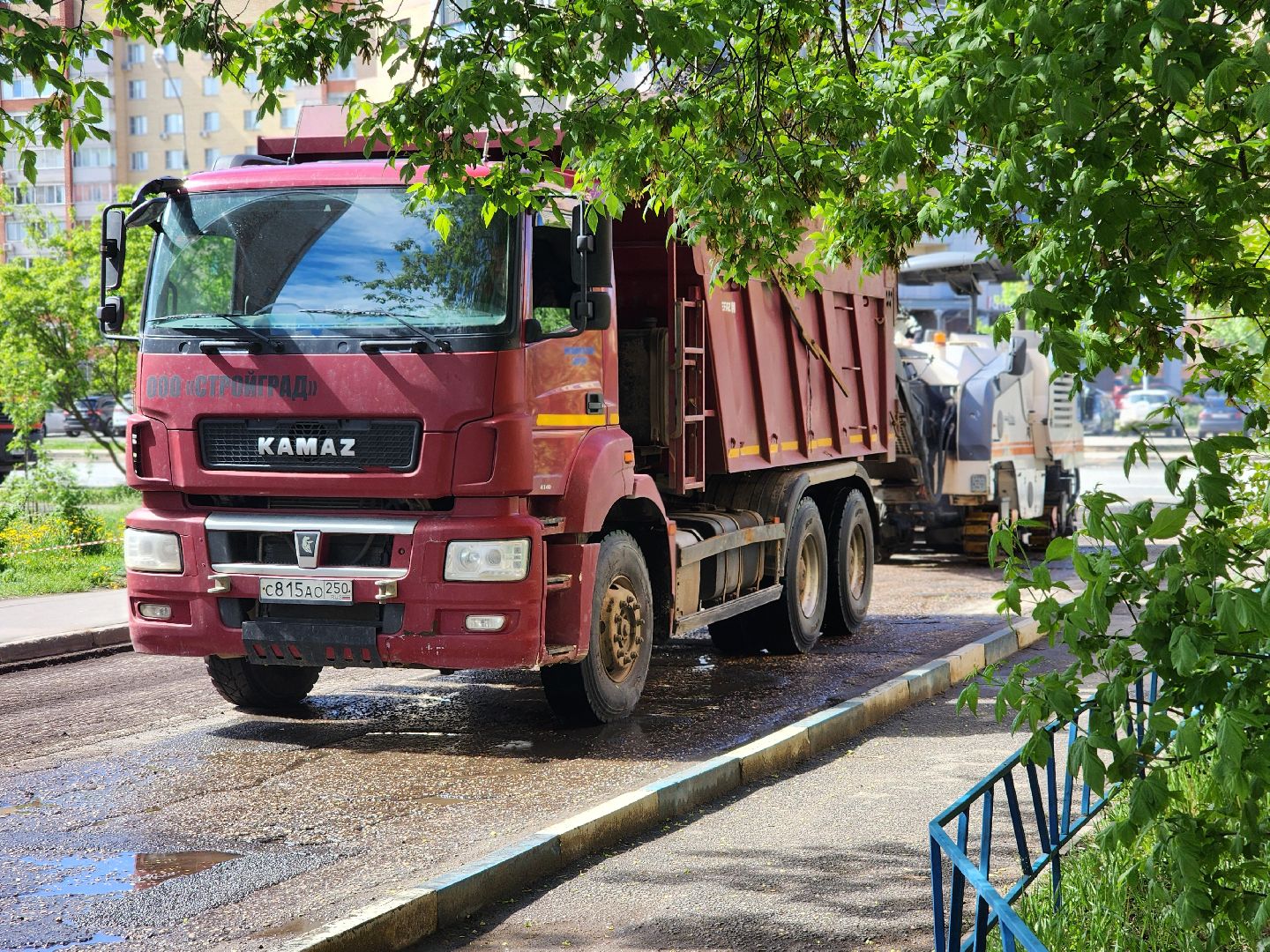 дубна, ремонт дорог, дорожные работы,