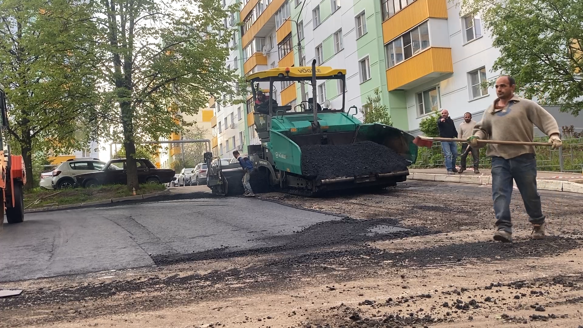 власиха заозерный, ремонт дорог, асфальтирование, межквартальные дороги, ямочный ремон,