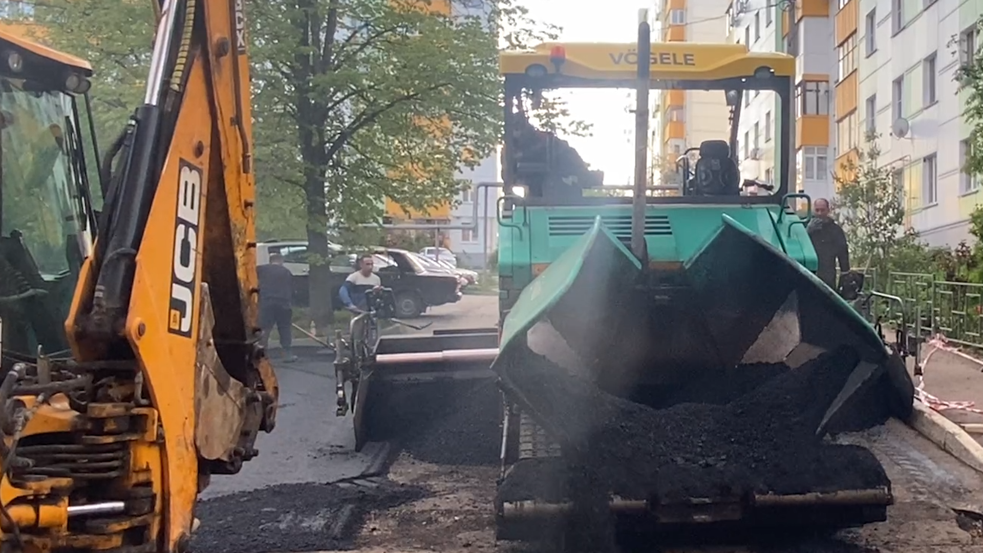 власиха заозерный, ремонт дорог, асфальтирование, межквартальные дороги, ямочный ремон,