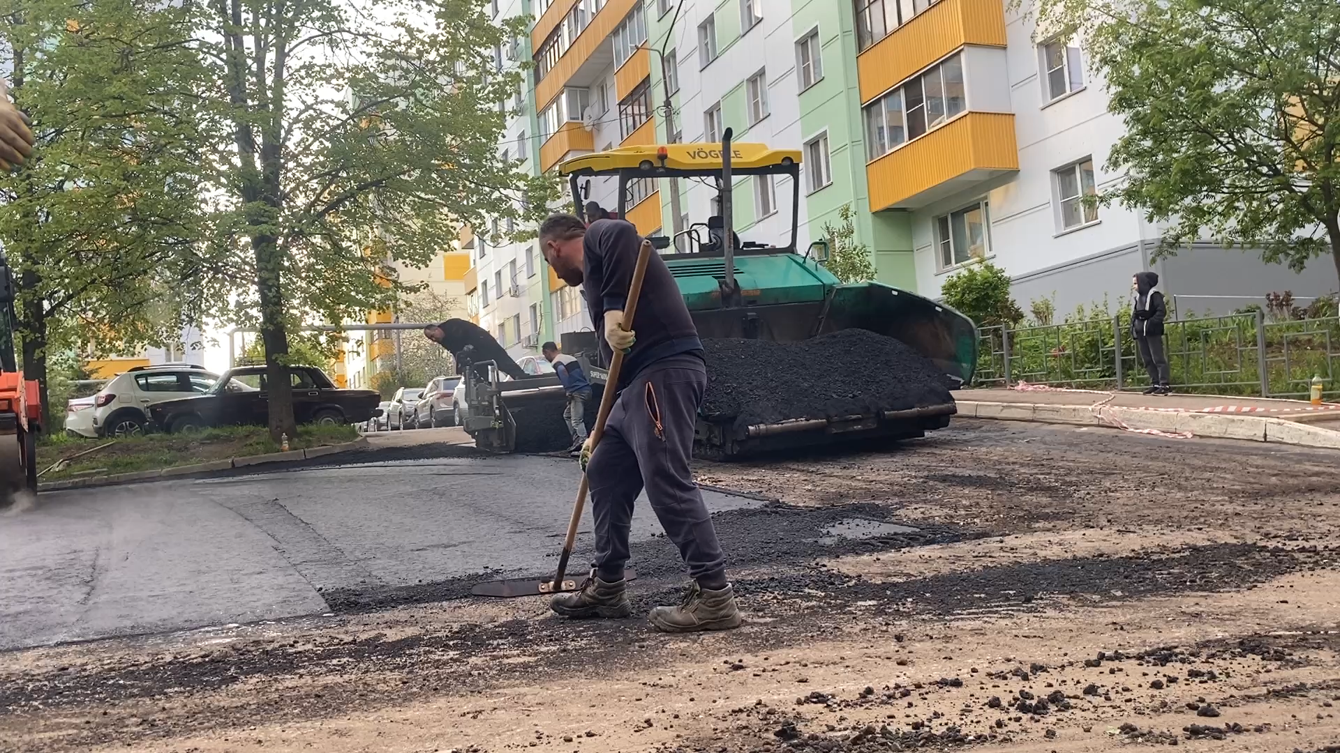 власиха заозерный, ремонт дорог, асфальтирование, межквартальные дороги, ямочный ремон,