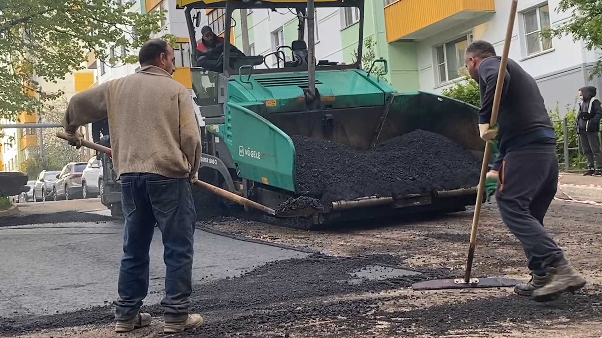 власиха заозерный, ремонт дорог, асфальтирование, межквартальные дороги, ямочный ремон,