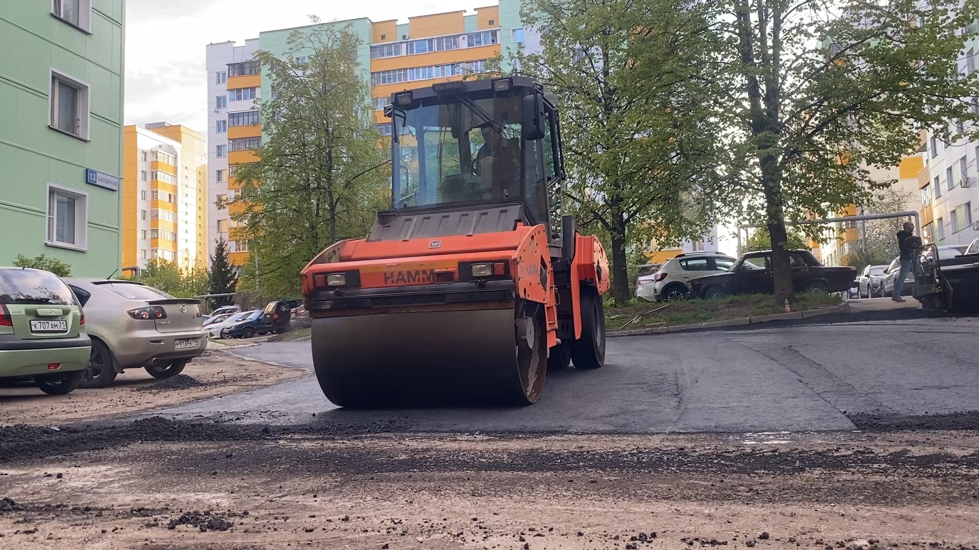 власиха заозерный, ремонт дорог, асфальтирование, межквартальные дороги, ямочный ремон,