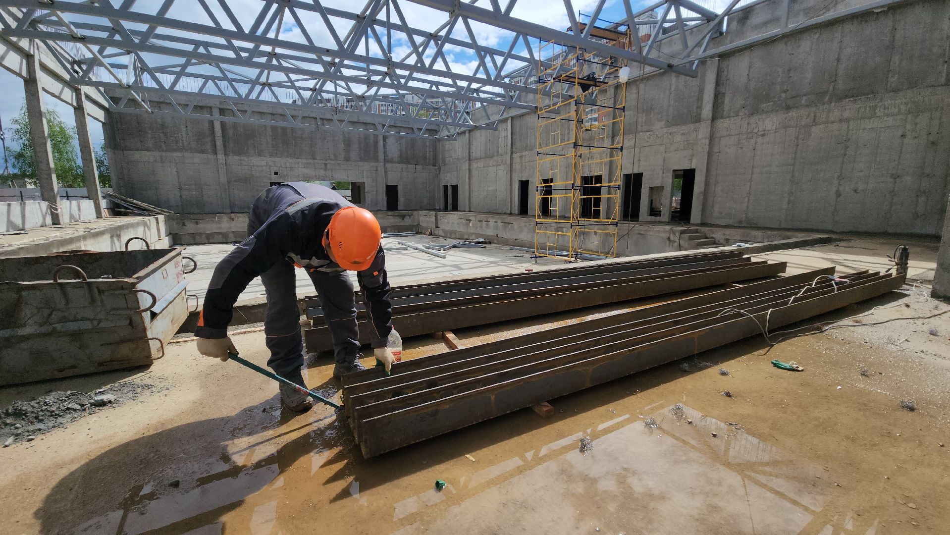 фок в лобне, фок с бассейном, Лобня, Строительство ,