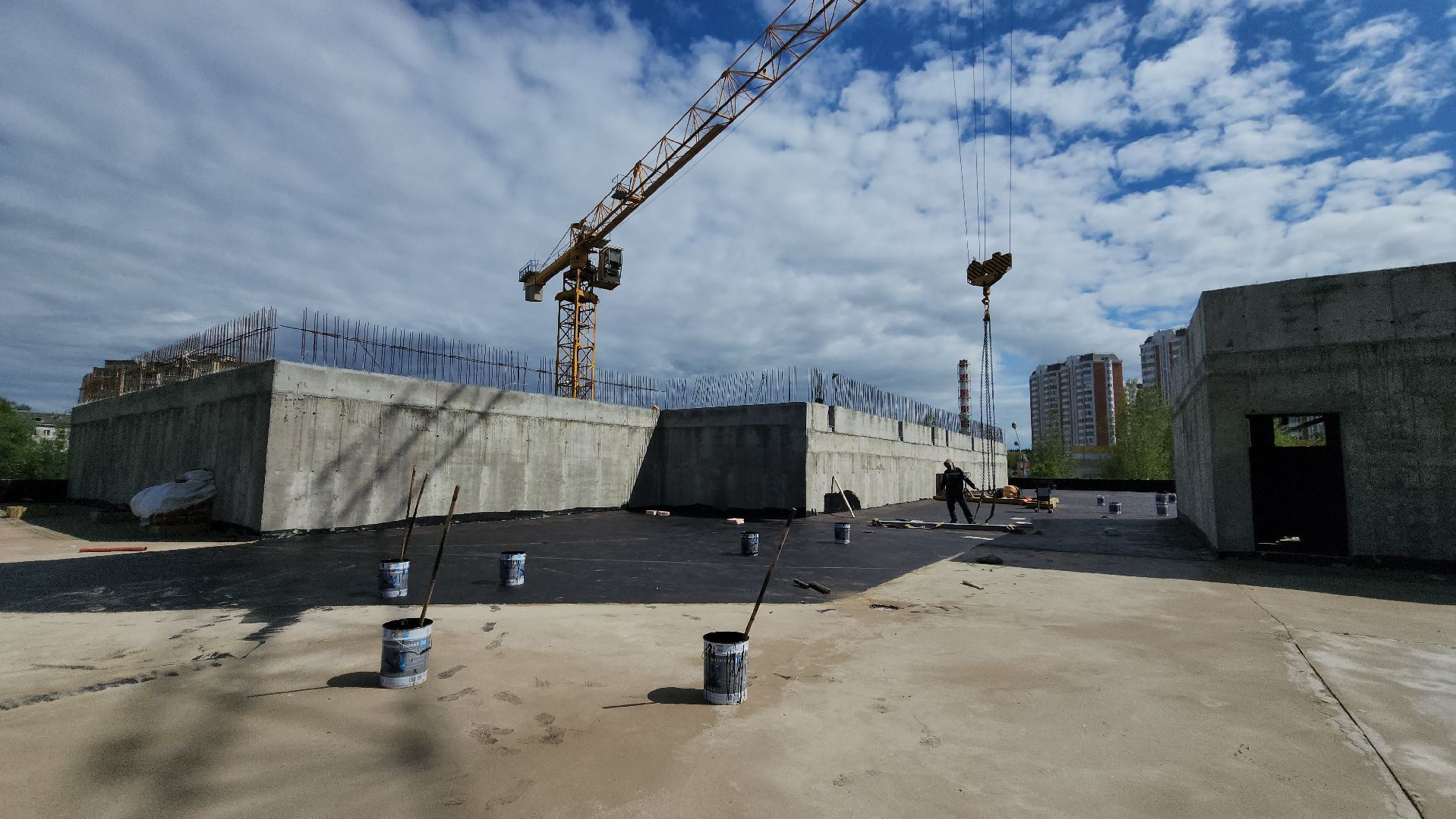 фок в лобне, фок с бассейном, Лобня, Строительство ,