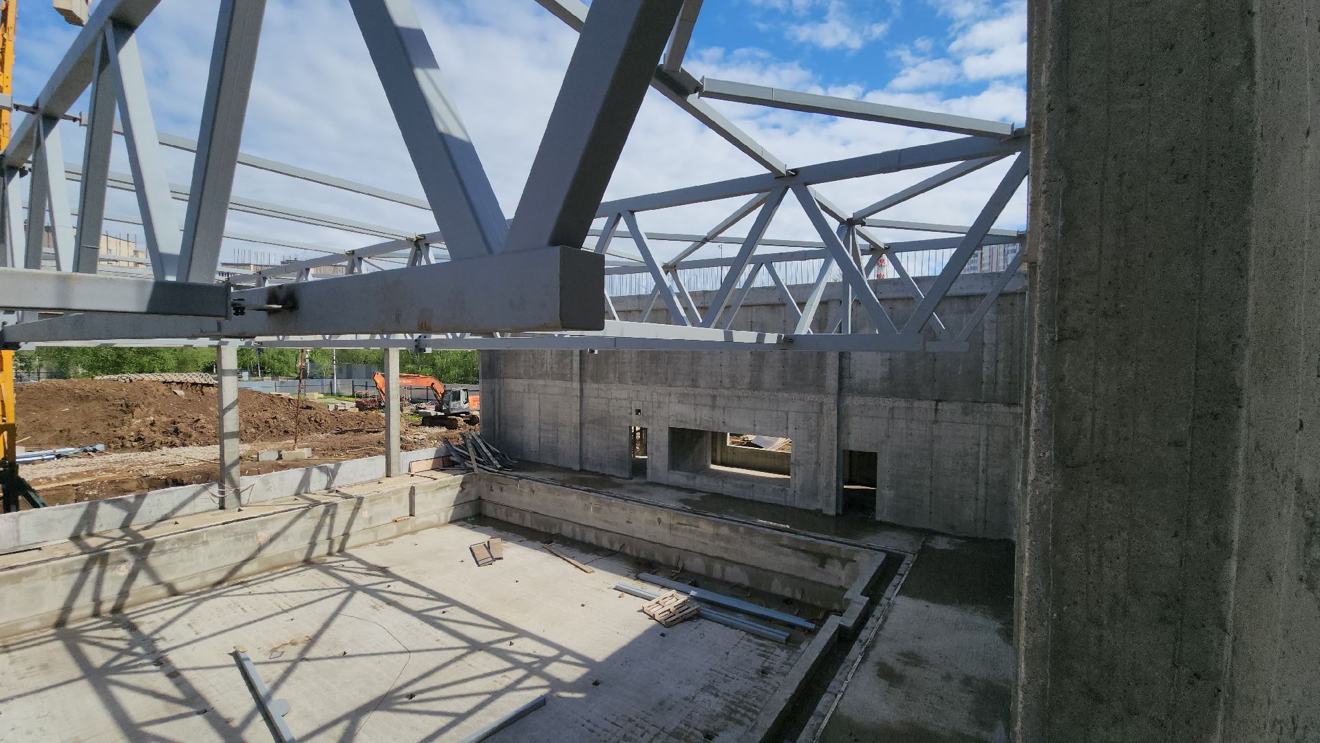 фок в лобне, фок с бассейном, Лобня, Строительство ,