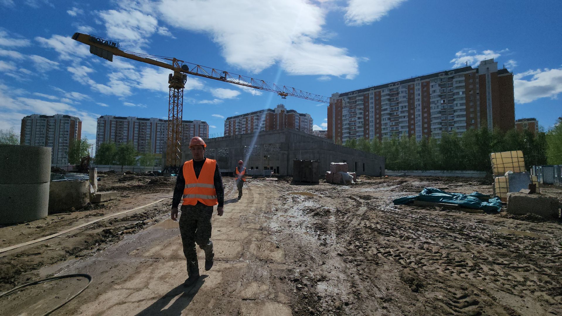 фок в лобне, фок с бассейном, Лобня, Строительство ,