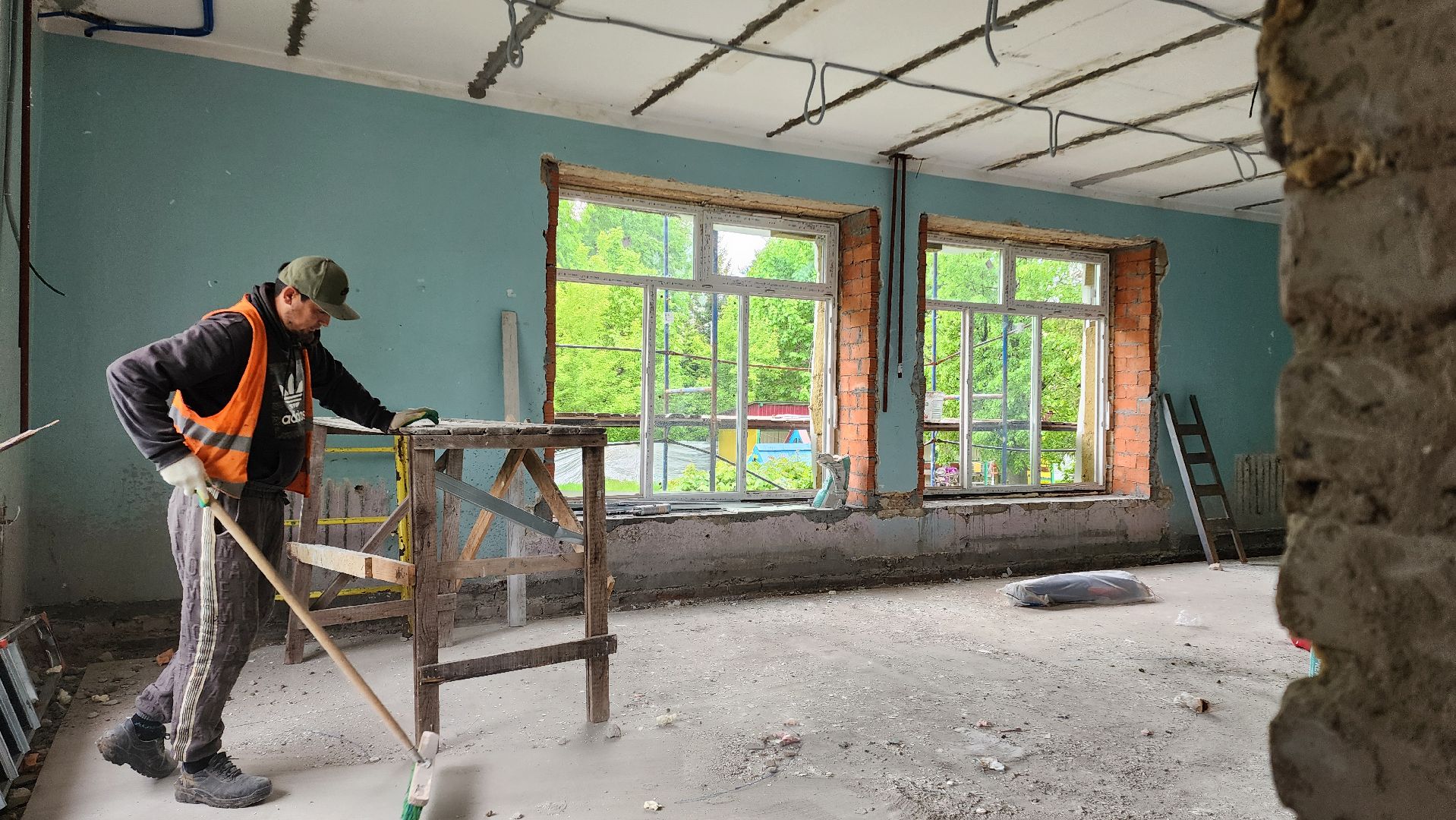 детский сад,  капремонт, домодедово, полянка, подмосковье,