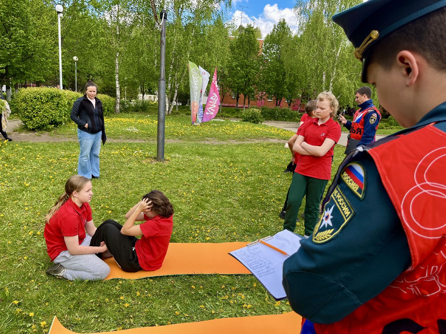 наро-фоминский городской округ, ДОЛ Литвиново, Школа безопасности , Движение первых московской области, главное управление МЧС России по Московской области ,