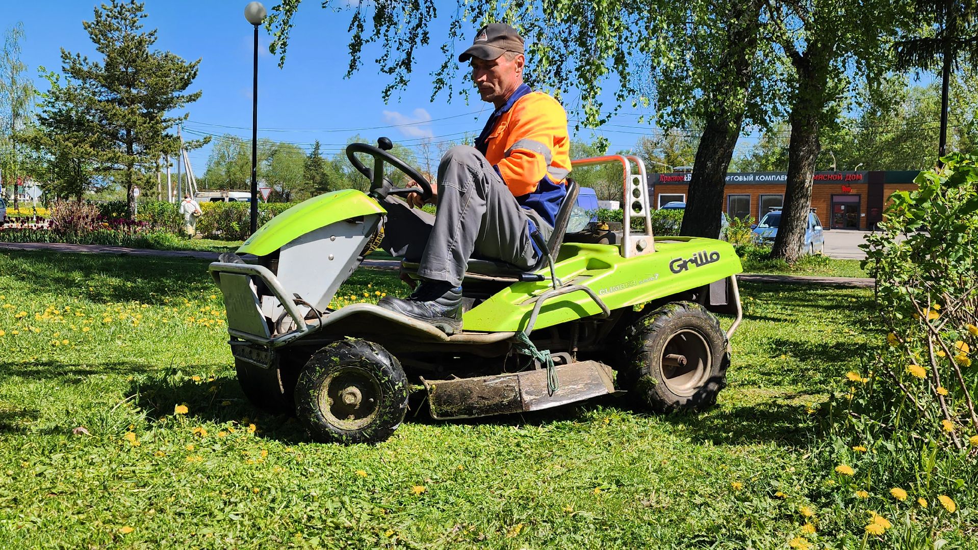 истра, благоустройство, покос травы,