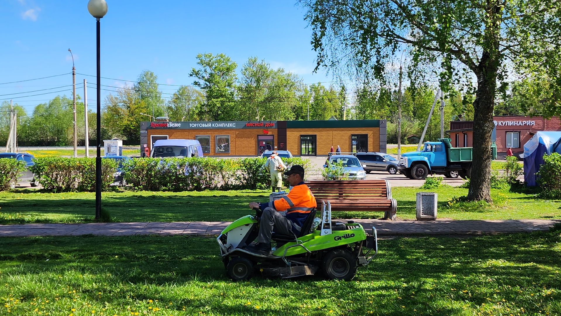 истра, благоустройство, покос травы,