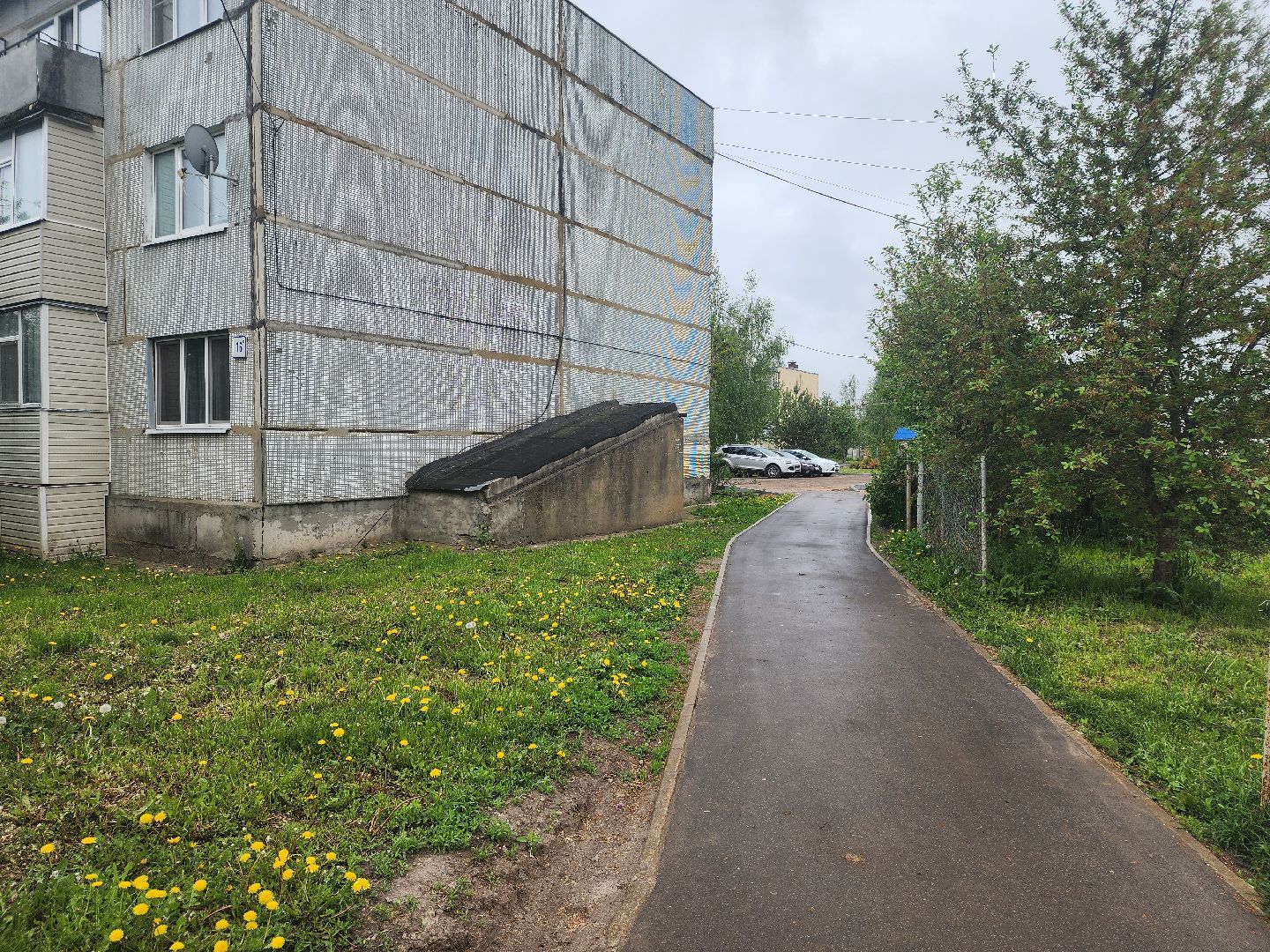 Зарайск, Мендюкино, Благоустройство двора,