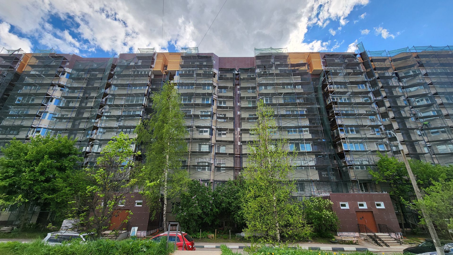 солнечногорск, улица красная, ремонт фасада, фонд капитального ремонта,