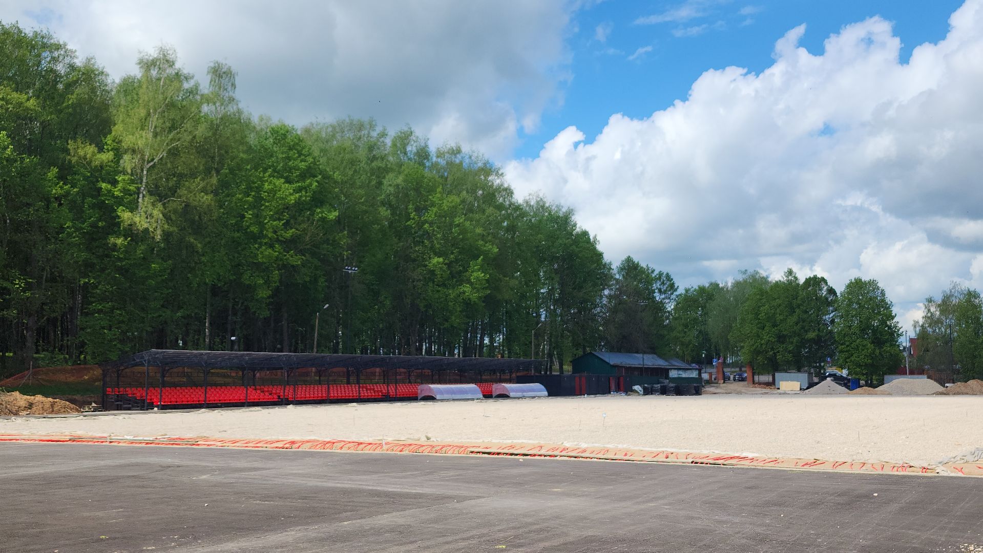 волоколамск, ремонт стадиона, спорт в подмосковье,