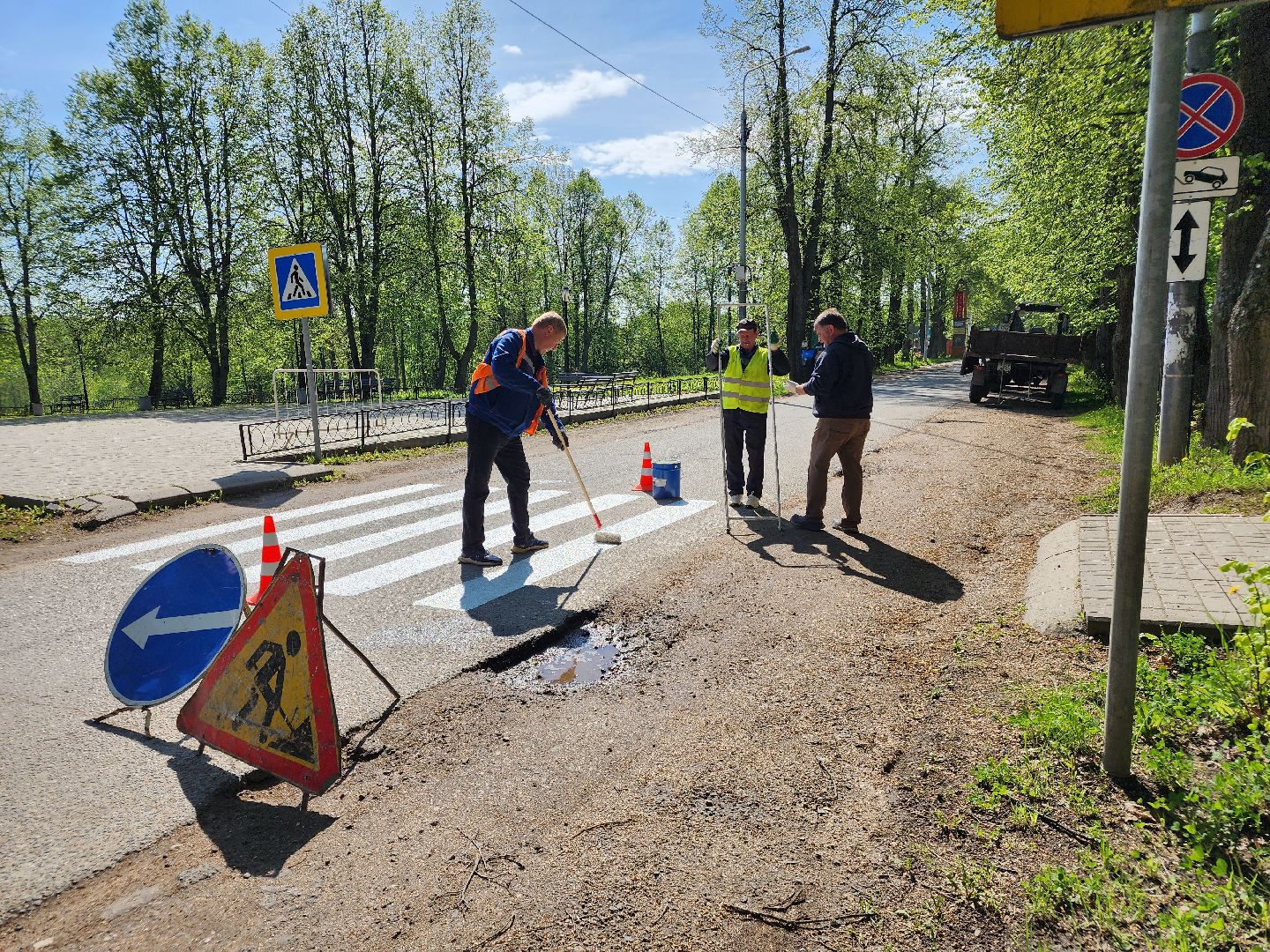 сергиево-посадский городской округ, абрамцево, хотьково, пешеходный переход, благоустойство,