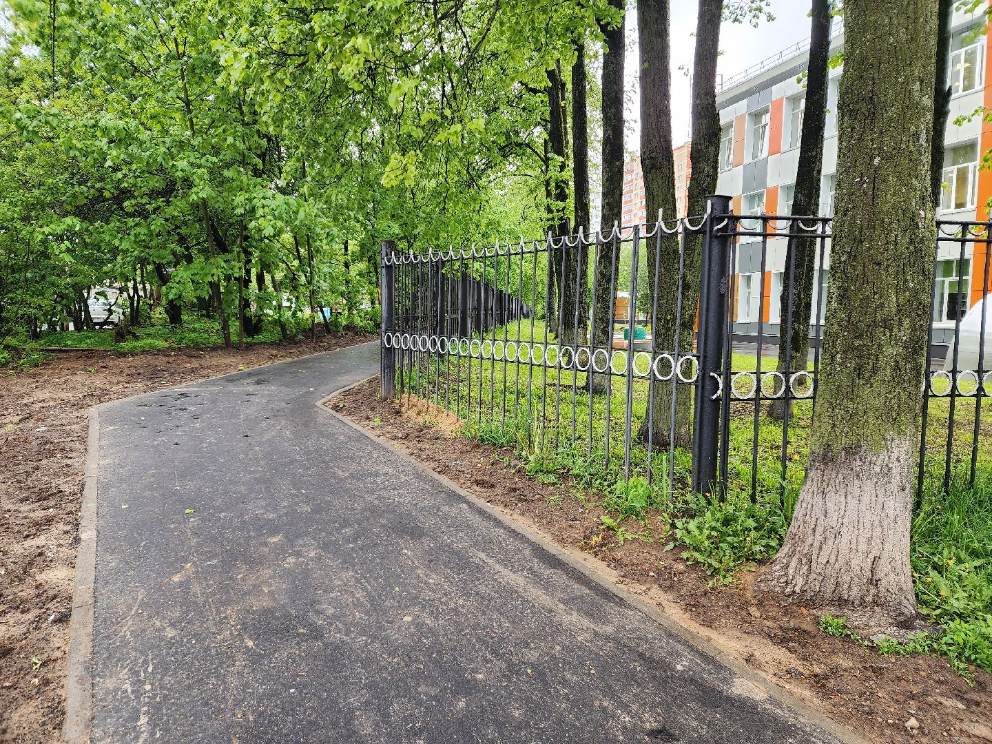 красноармейск, городской округ пушкинский, новый тротуар, пешком в подмосковье,