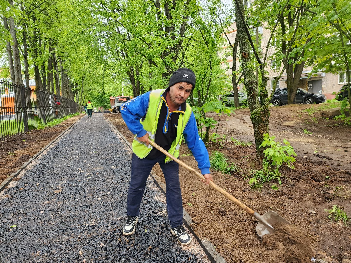 красноармейск, городской округ пушкинский, новый тротуар, пешком в подмосковье,
