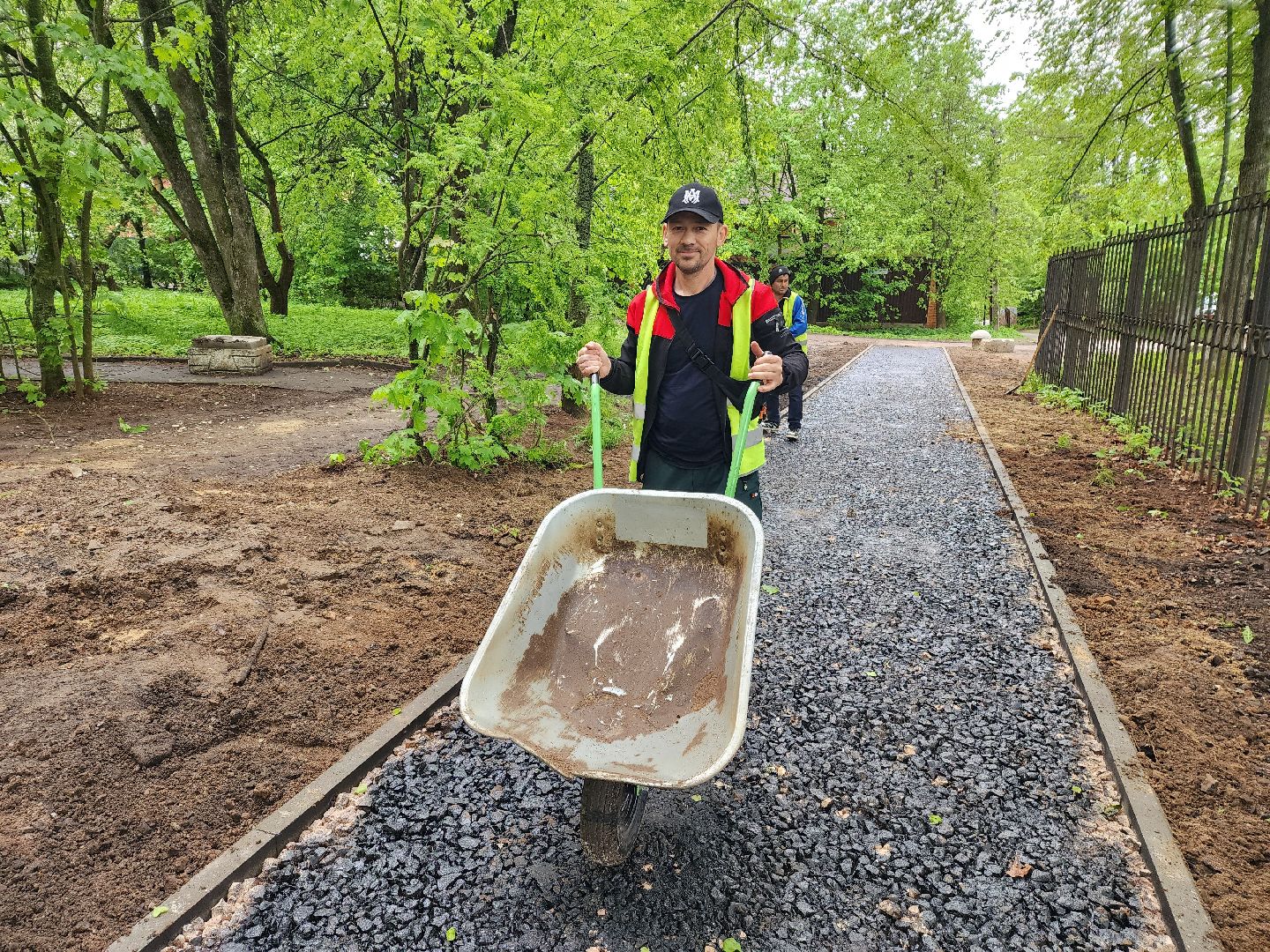 красноармейск, городской округ пушкинский, новый тротуар, пешком в подмосковье,