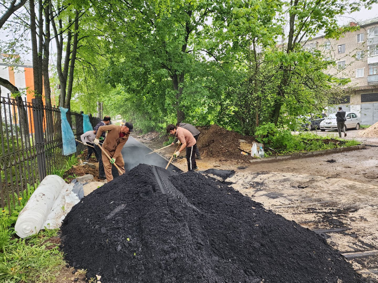 красноармейск, городской округ пушкинский, новый тротуар, пешком в подмосковье,