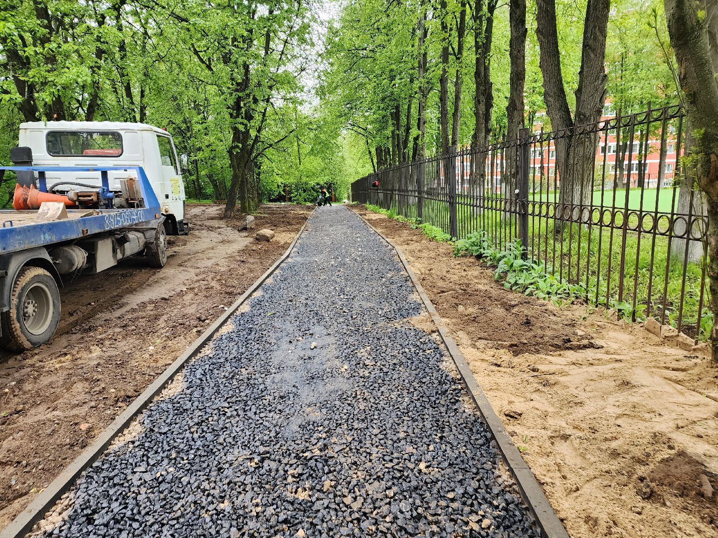 красноармейск, городской округ пушкинский, новый тротуар, пешком в подмосковье,