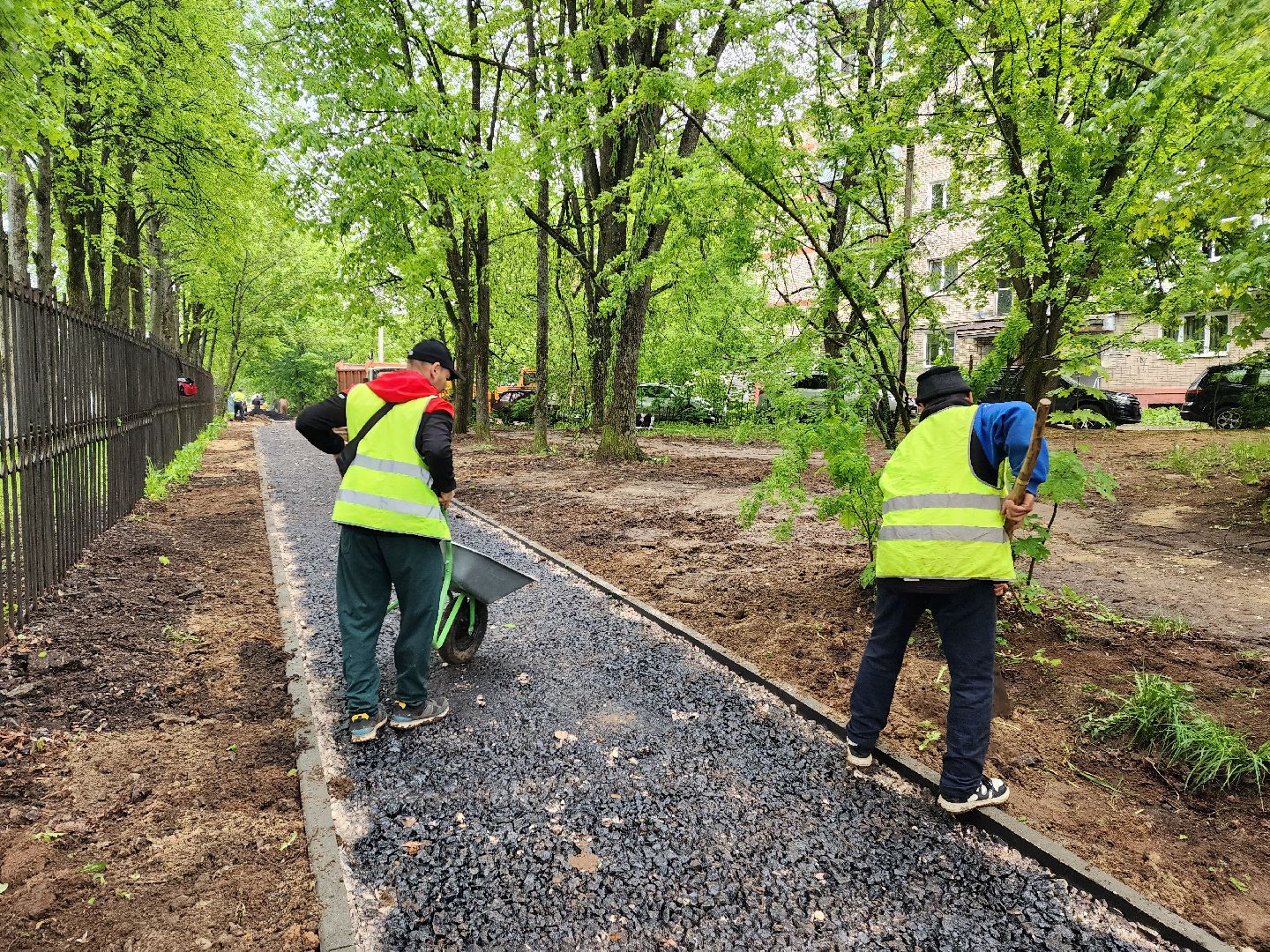 красноармейск, городской округ пушкинский, новый тротуар, пешком в подмосковье,