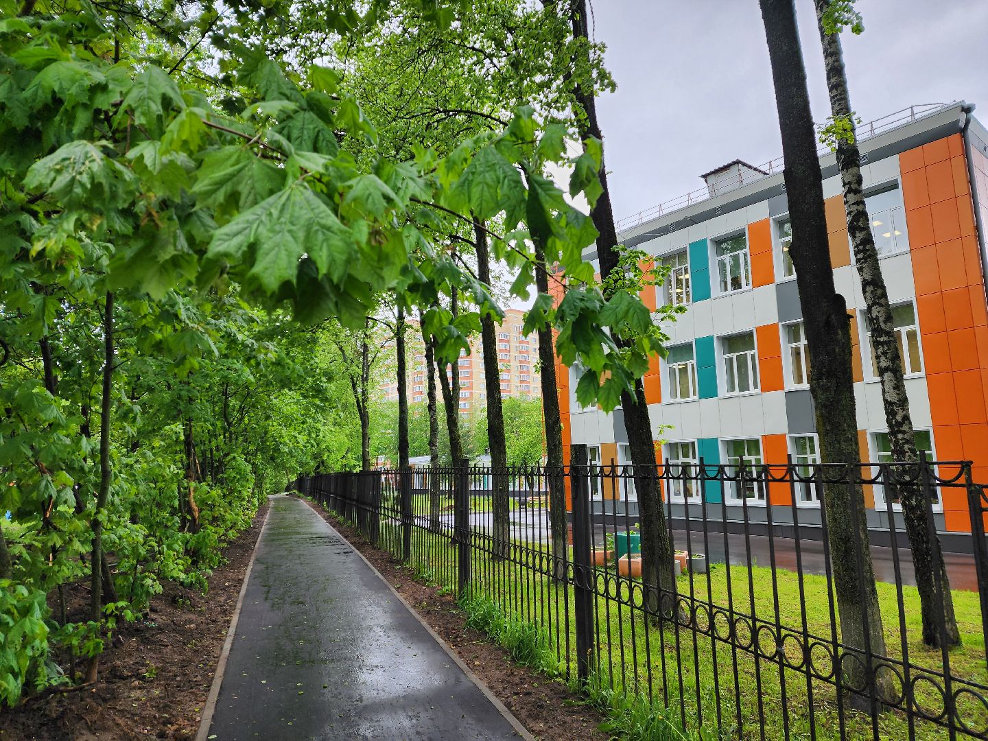 красноармейск, городской округ пушкинский, новый тротуар, пешком в подмосковье,