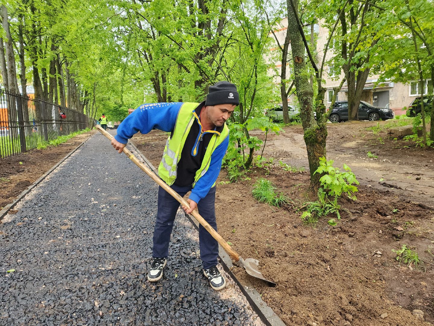 красноармейск, городской округ пушкинский, новый тротуар, пешком в подмосковье,