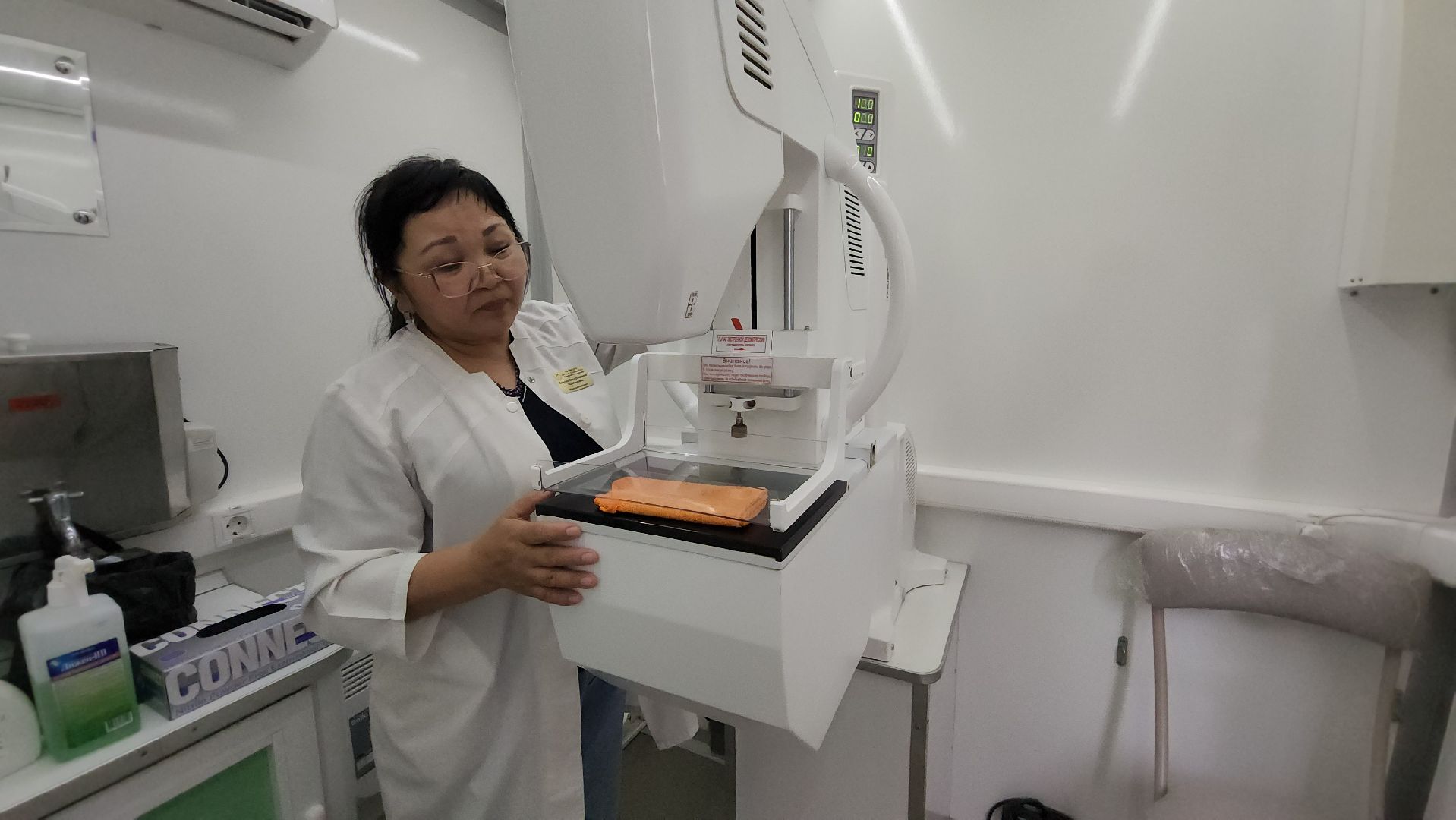 вертикалки, ивантеевка, мобильный медкомплекс, маммограф, маммография, обследования, медицина, поликлиника,