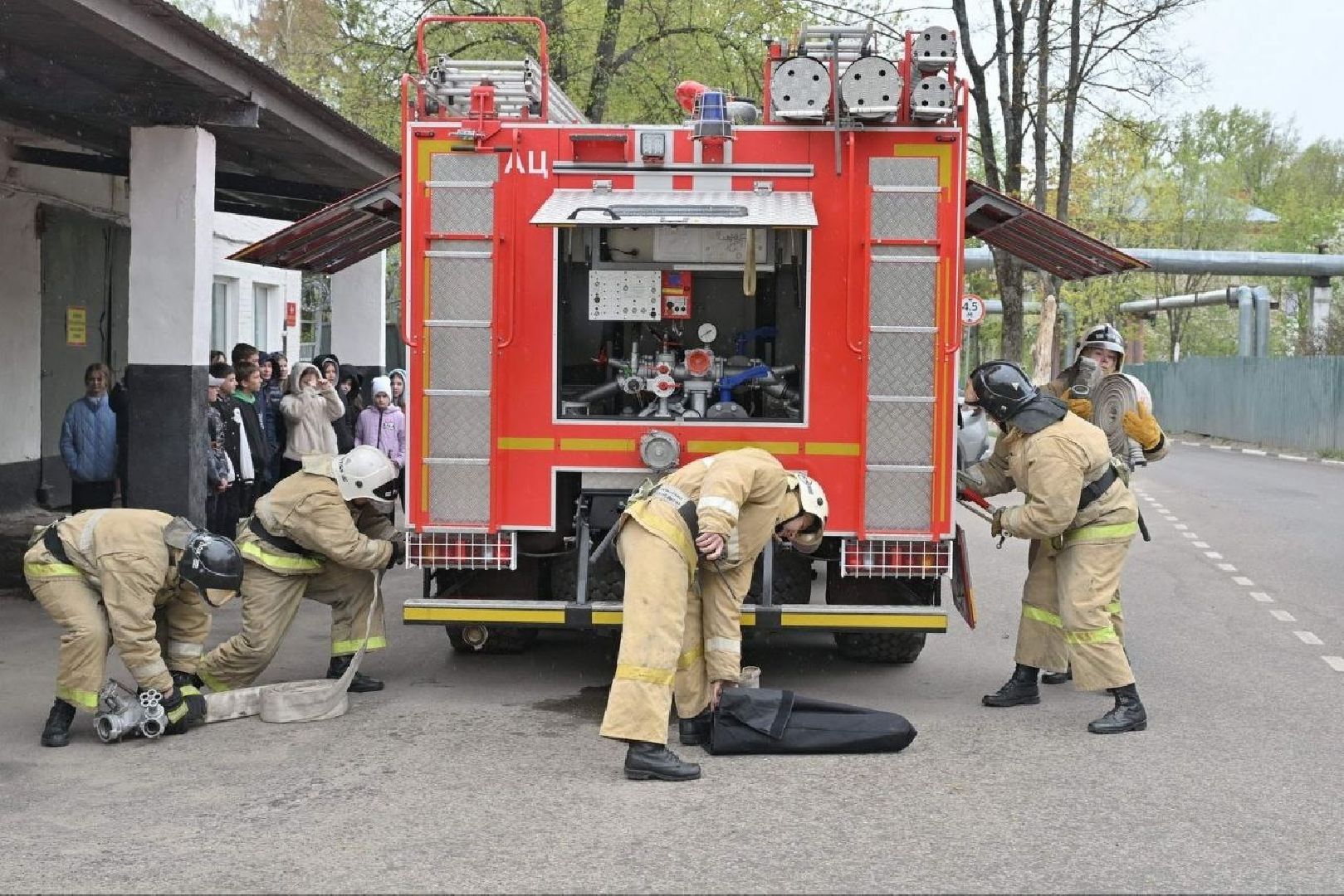 огнеборцы, власиха огнеборцы, пожарная часть власиха, пожарные власихи, профориентация школьников,