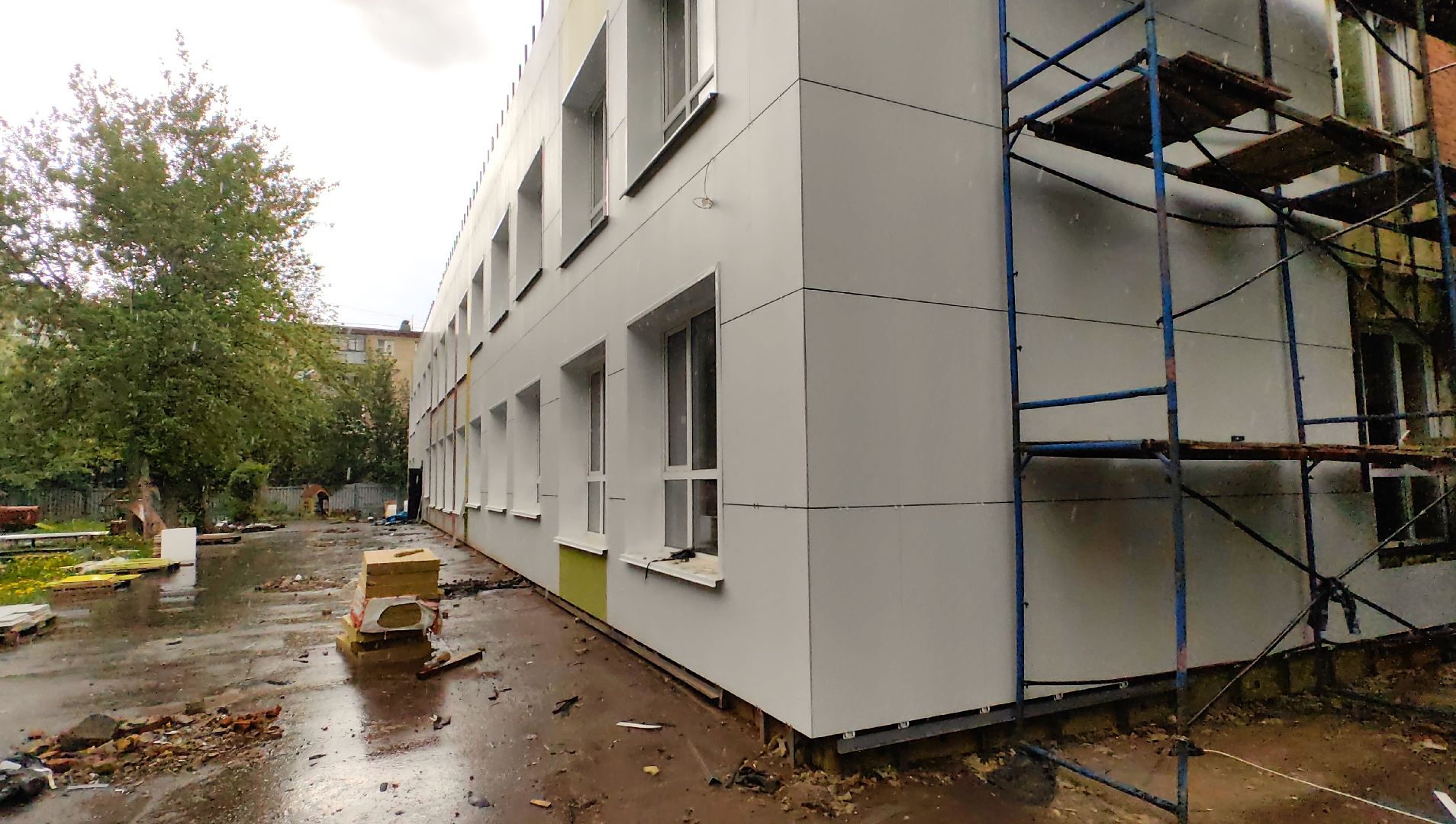 детский сад, капремонт, окна, фасад, демонтаж,