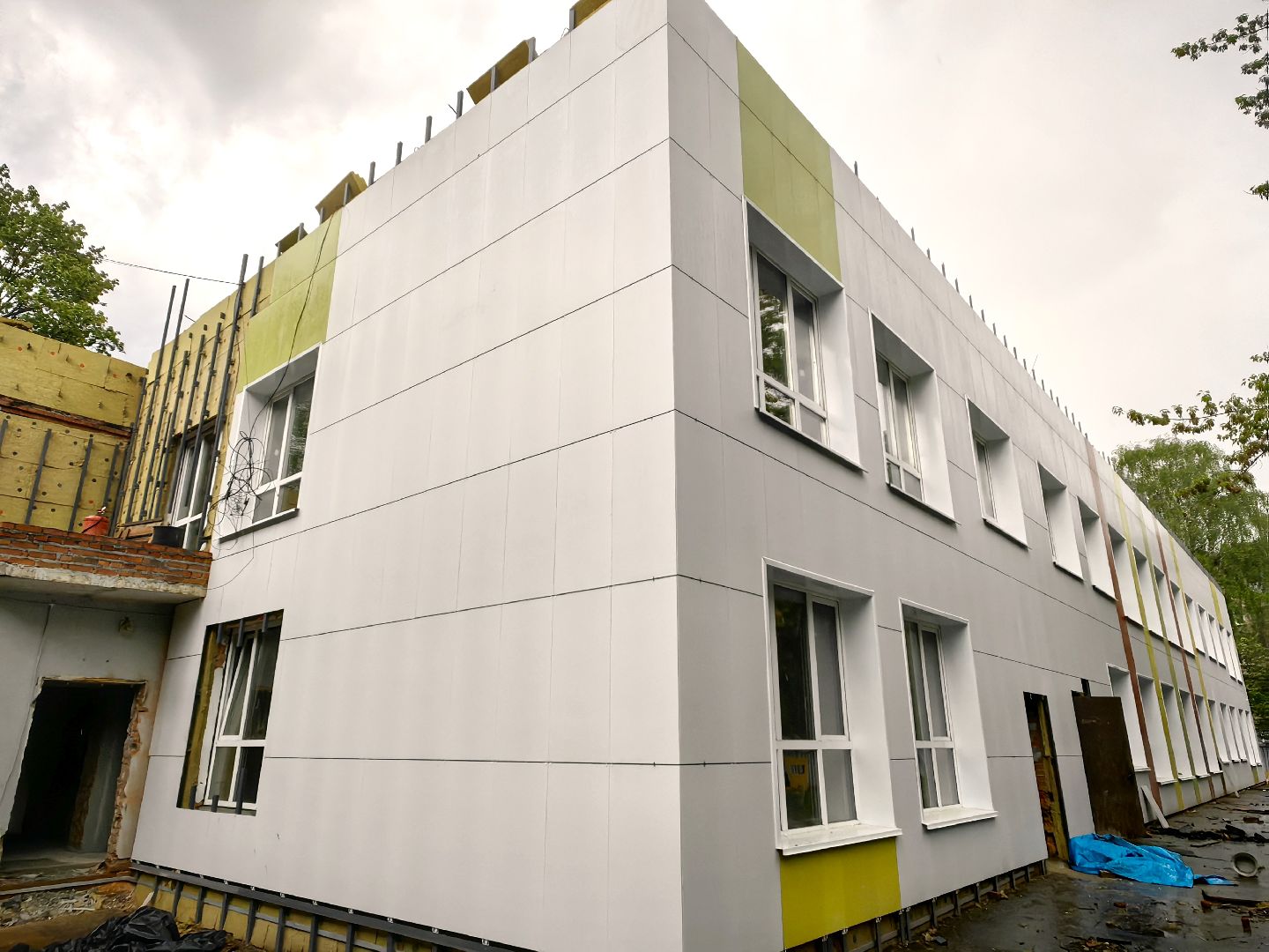 детский сад, капремонт, окна, фасад, демонтаж,