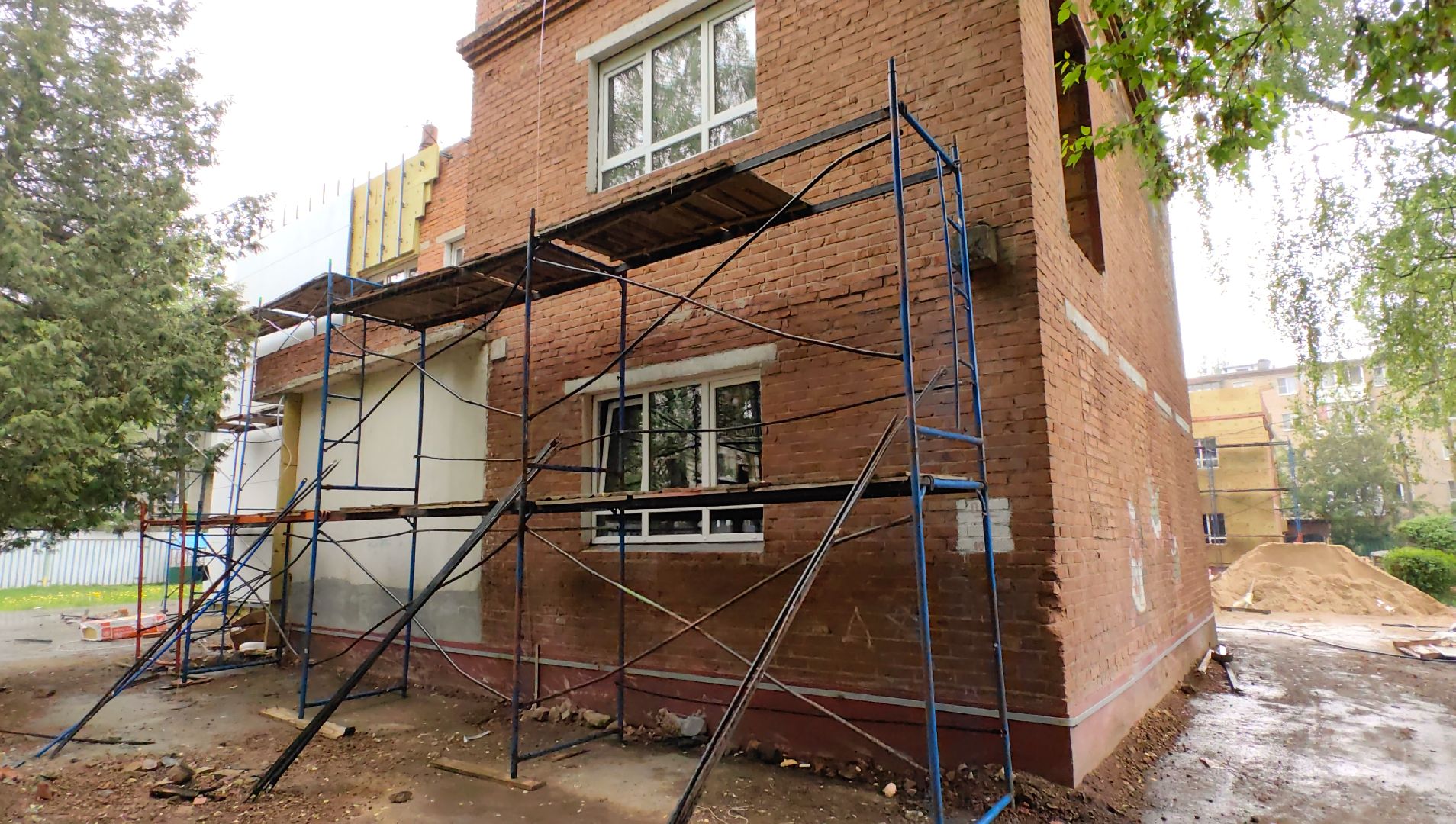 детский сад, капремонт, окна, фасад, демонтаж,