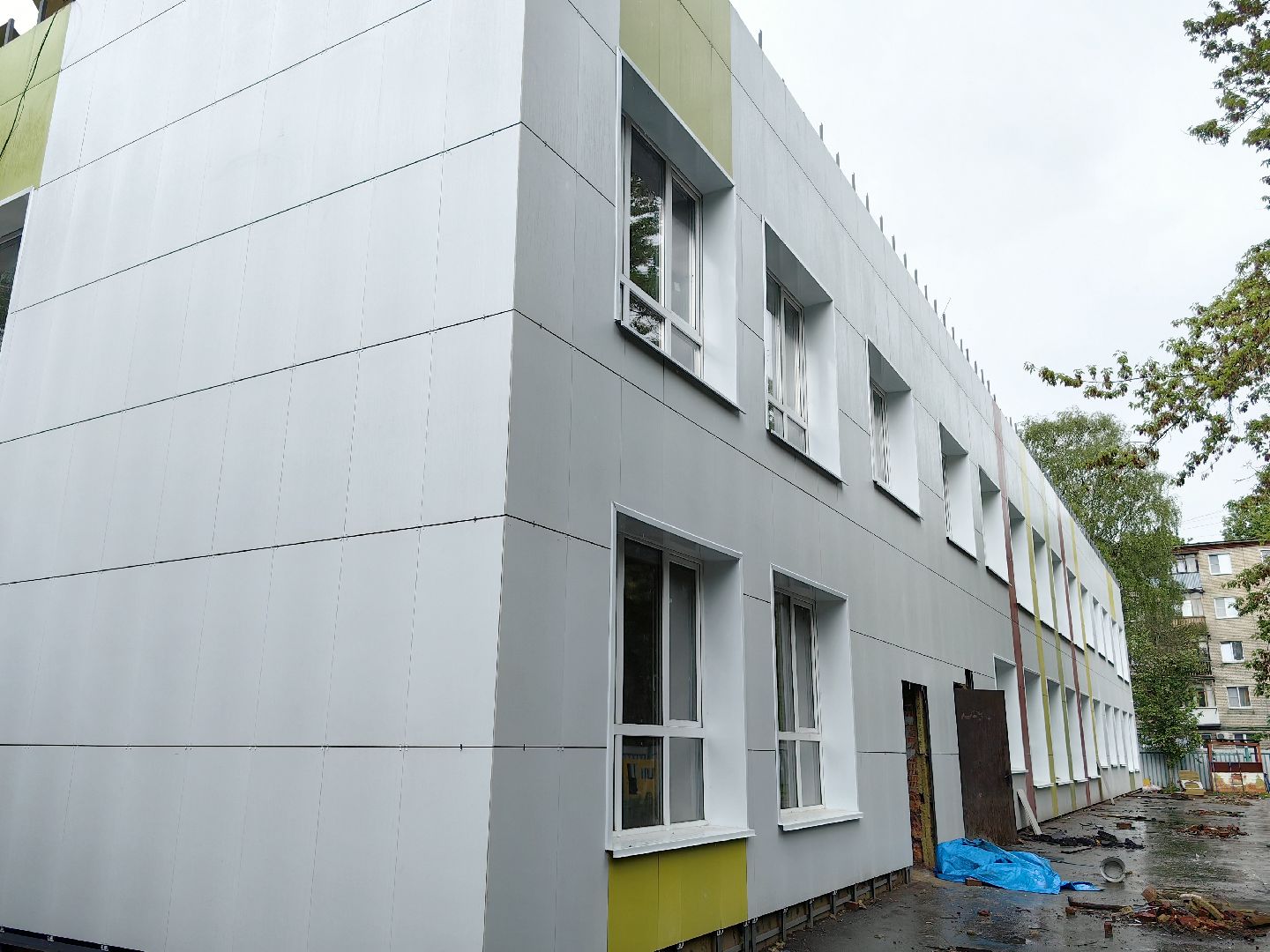 детский сад, капремонт, окна, фасад, демонтаж,