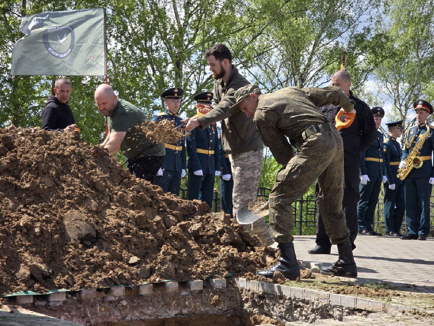 можайск, можайский муниципальный округ, подмосковье, перезахоронение, великая отечественная война, солдаты красной армии, воины, герои, обрели вечный покой,