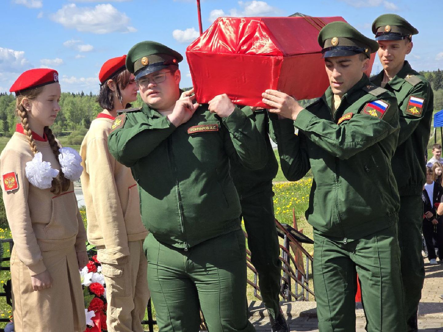 можайск, можайский муниципальный округ, подмосковье, перезахоронение, великая отечественная война, солдаты красной армии, воины, герои, обрели вечный покой,