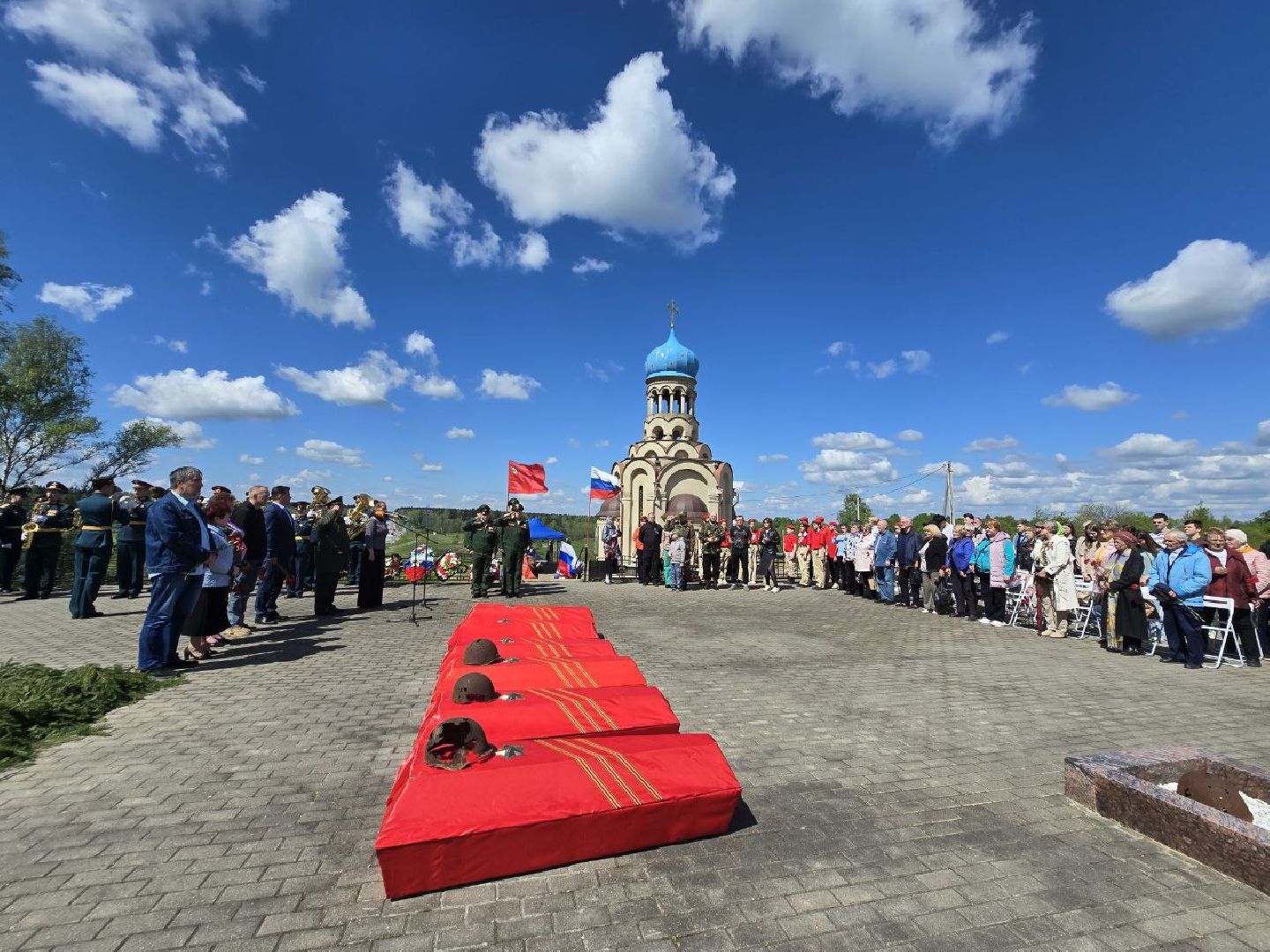 можайск, можайский муниципальный округ, подмосковье, перезахоронение, великая отечественная война, солдаты красной армии, воины, герои, обрели вечный покой,