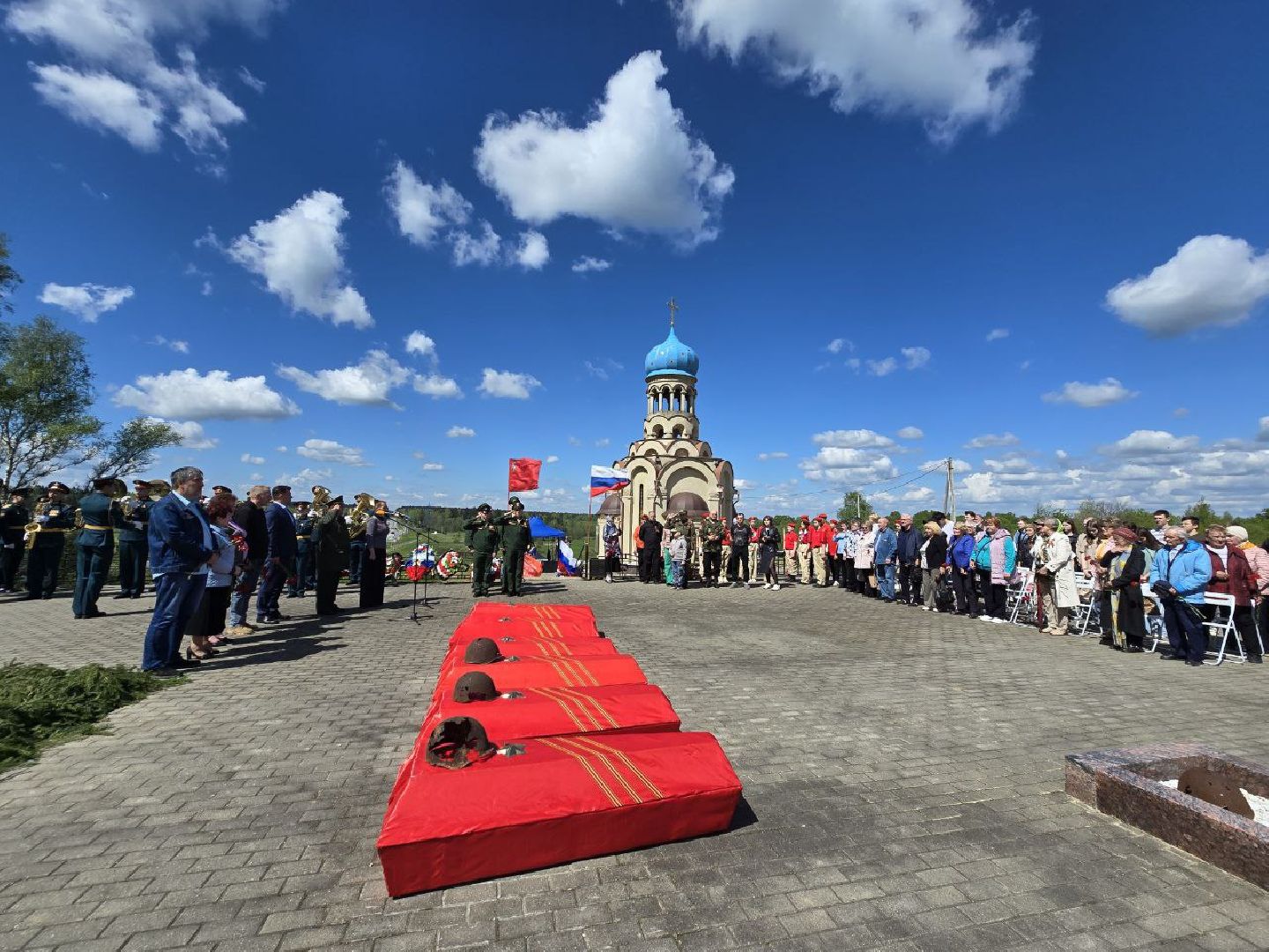 можайск, можайский муниципальный округ, подмосковье, перезахоронение, великая отечественная война, солдаты красной армии, воины, герои, обрели вечный покой,