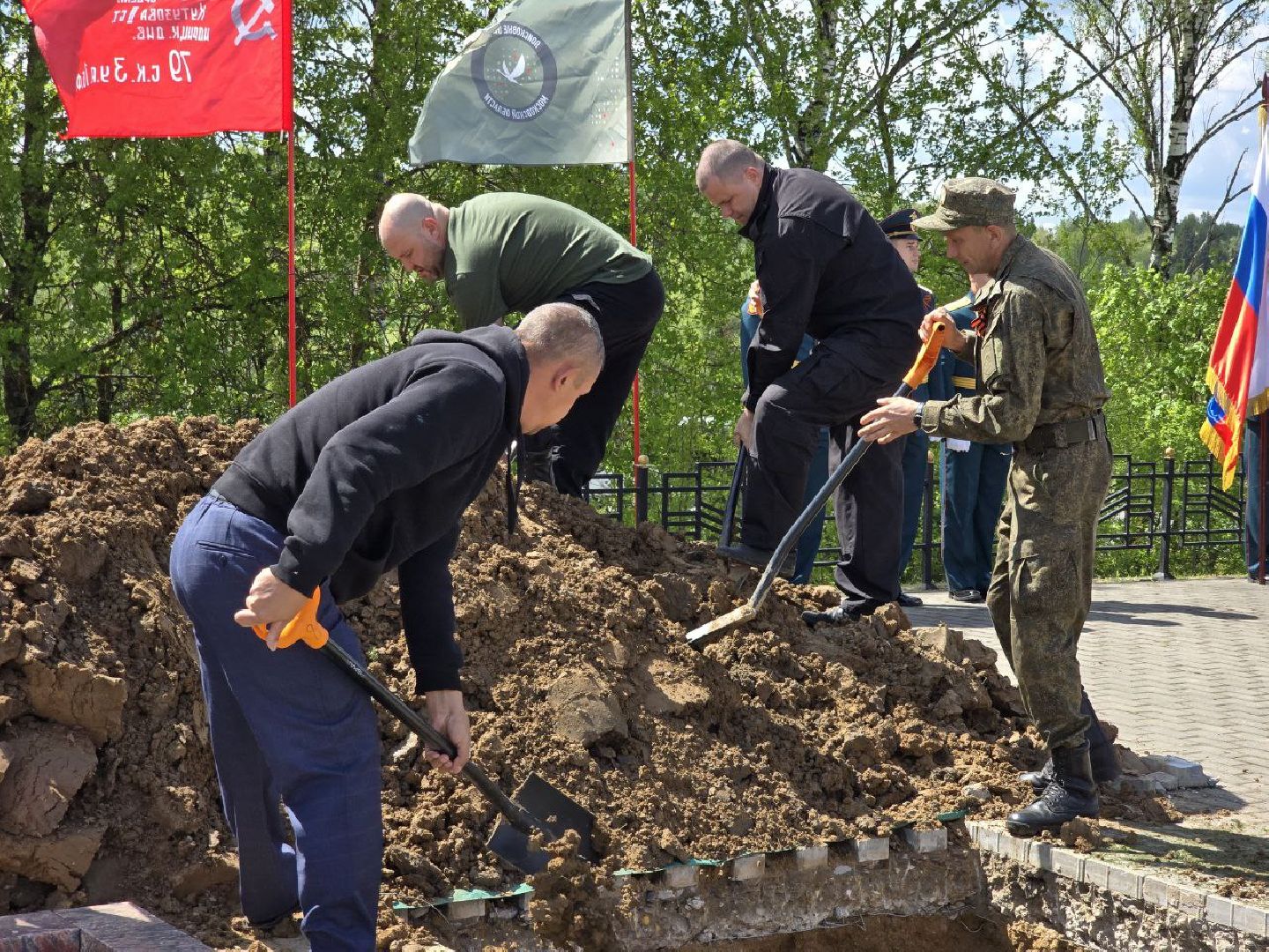 можайск, можайский муниципальный округ, подмосковье, перезахоронение, великая отечественная война, солдаты красной армии, воины, герои, обрели вечный покой,