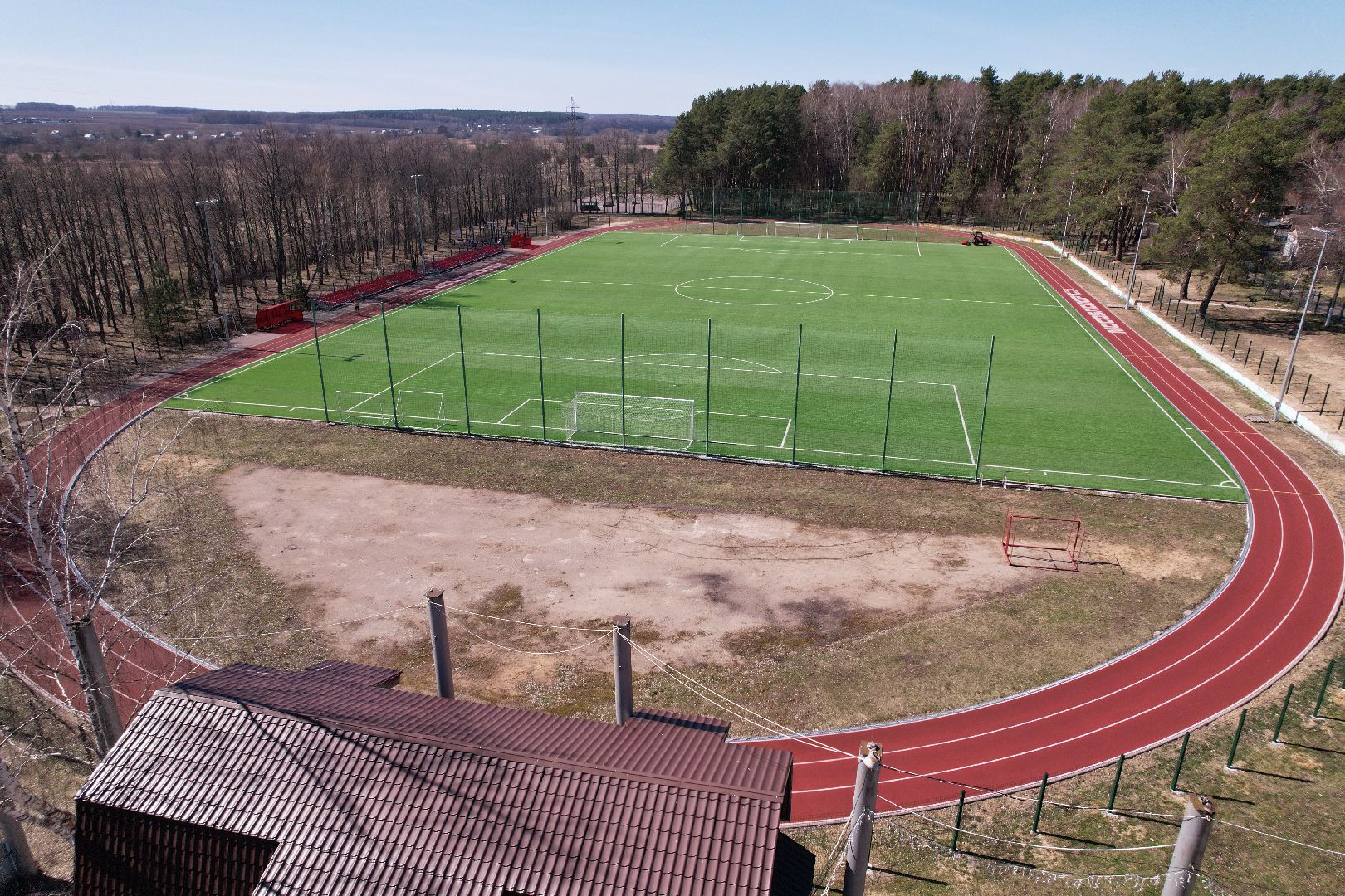 видео с коптера, стадион протва,