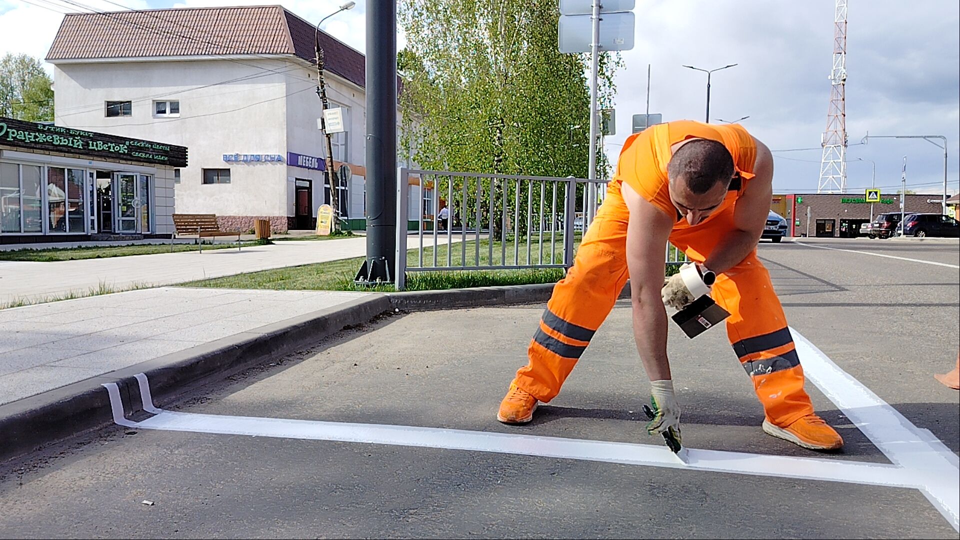 волоколамск, дорожная разметка, благоуйстройство,