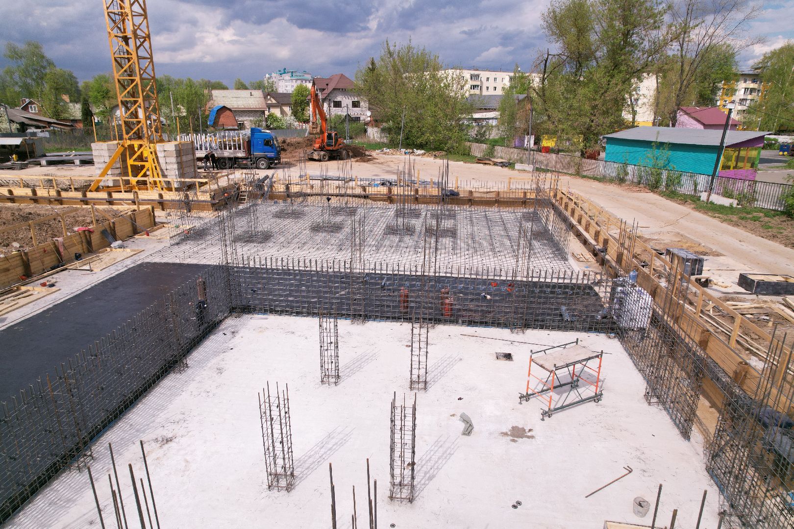 видео с коптера, Бронницкий лицей, образование в бронницах,